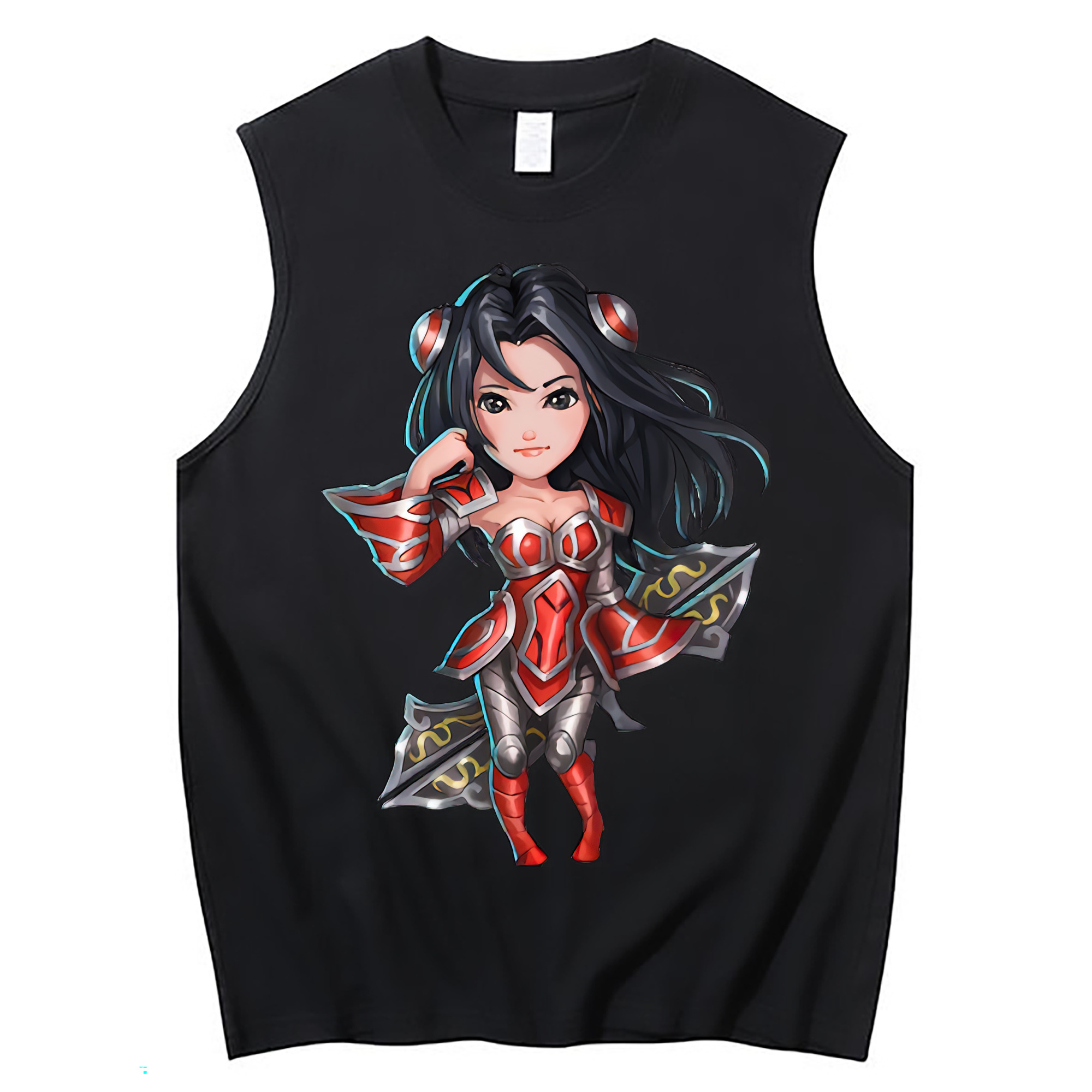 （画像用） リーグ・オブ・レジェンド League of Legends LOL コットン100％タンクトップ（フロントプリント）