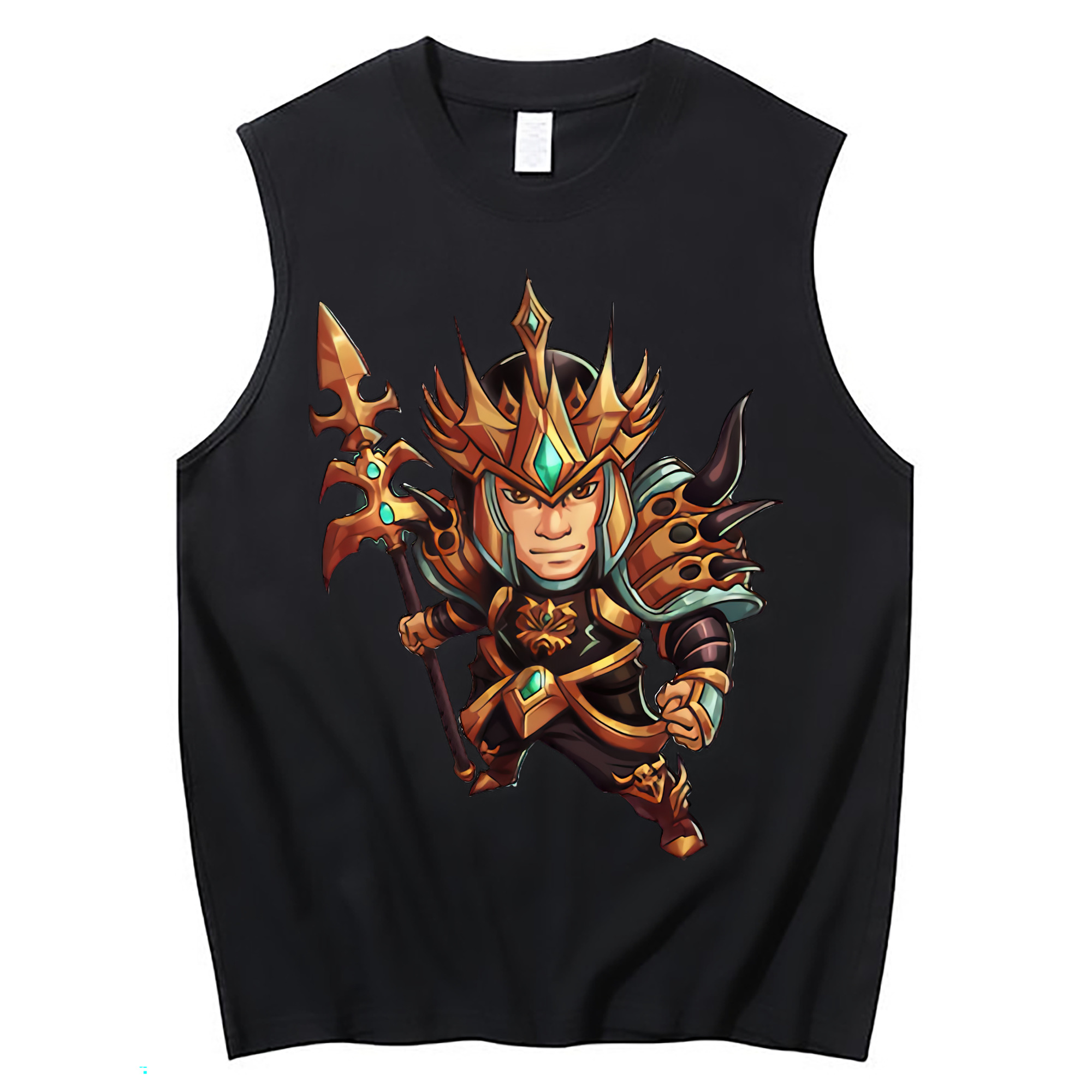 （画像用） リーグ・オブ・レジェンド League of Legends LOL コットン100％タンクトップ（フロントプリント）