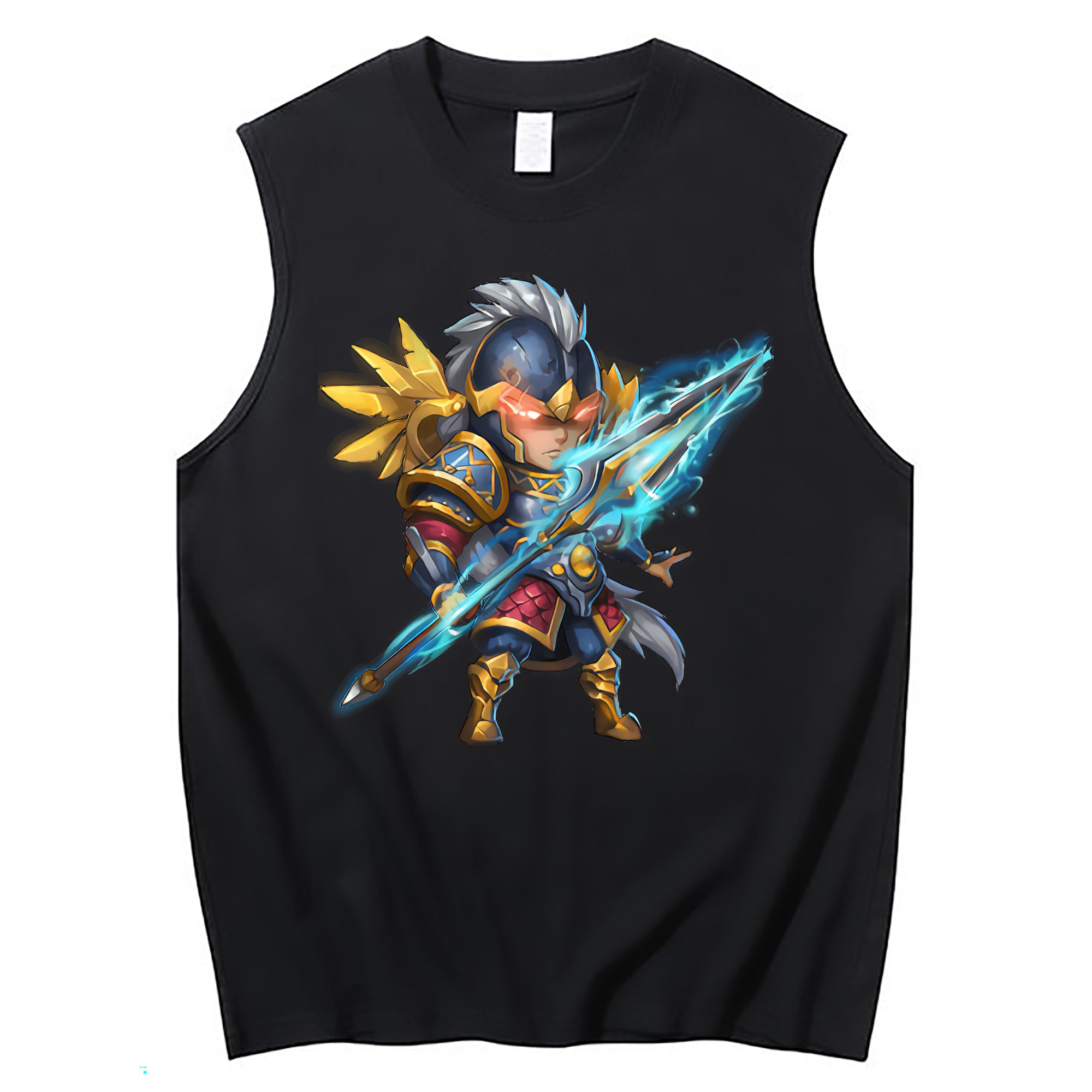 （画像用） リーグ・オブ・レジェンド League of Legends LOL コットン100％タンクトップ（フロントプリント）