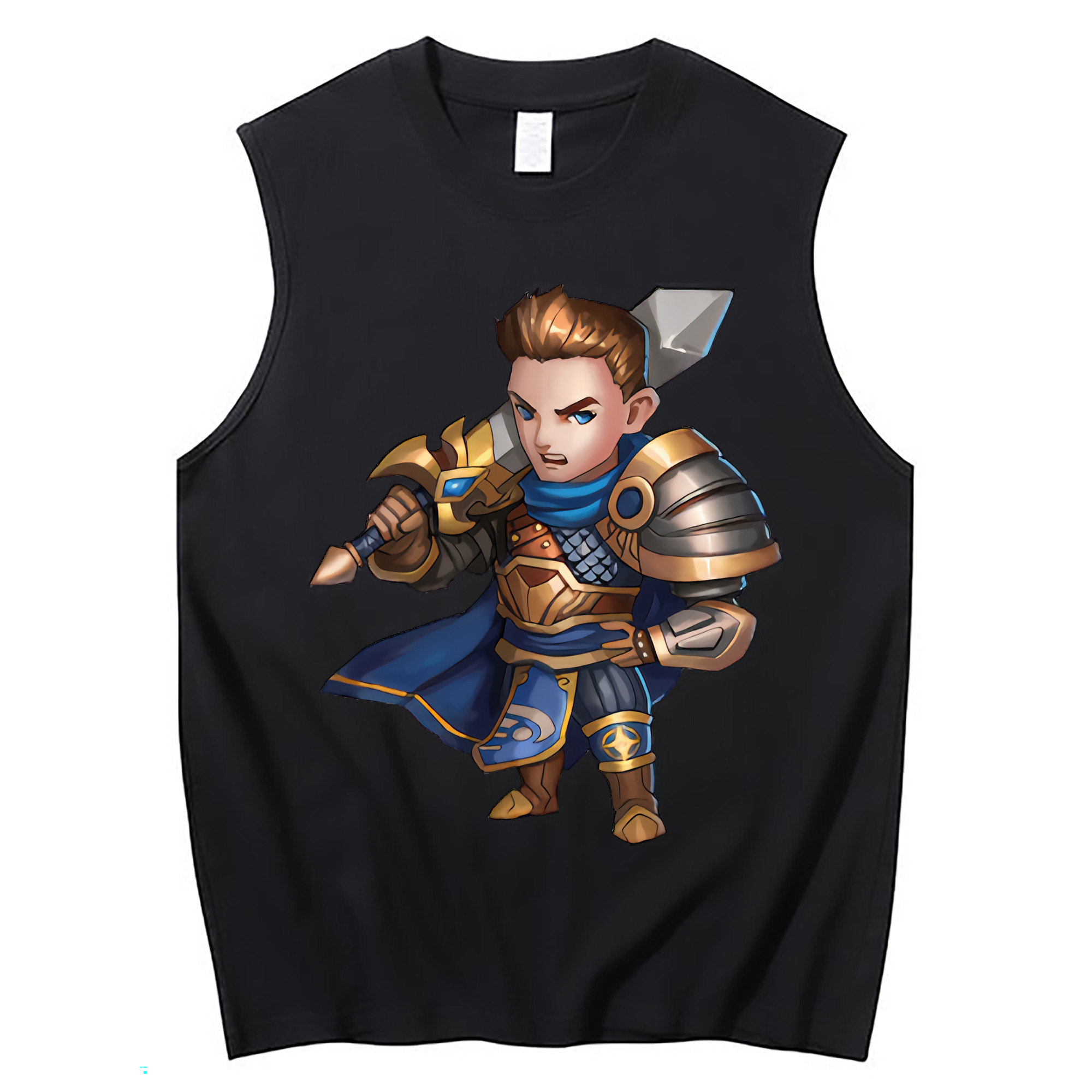 （画像用） リーグ・オブ・レジェンド League of Legends LOL コットン100％タンクトップ（フロントプリント）