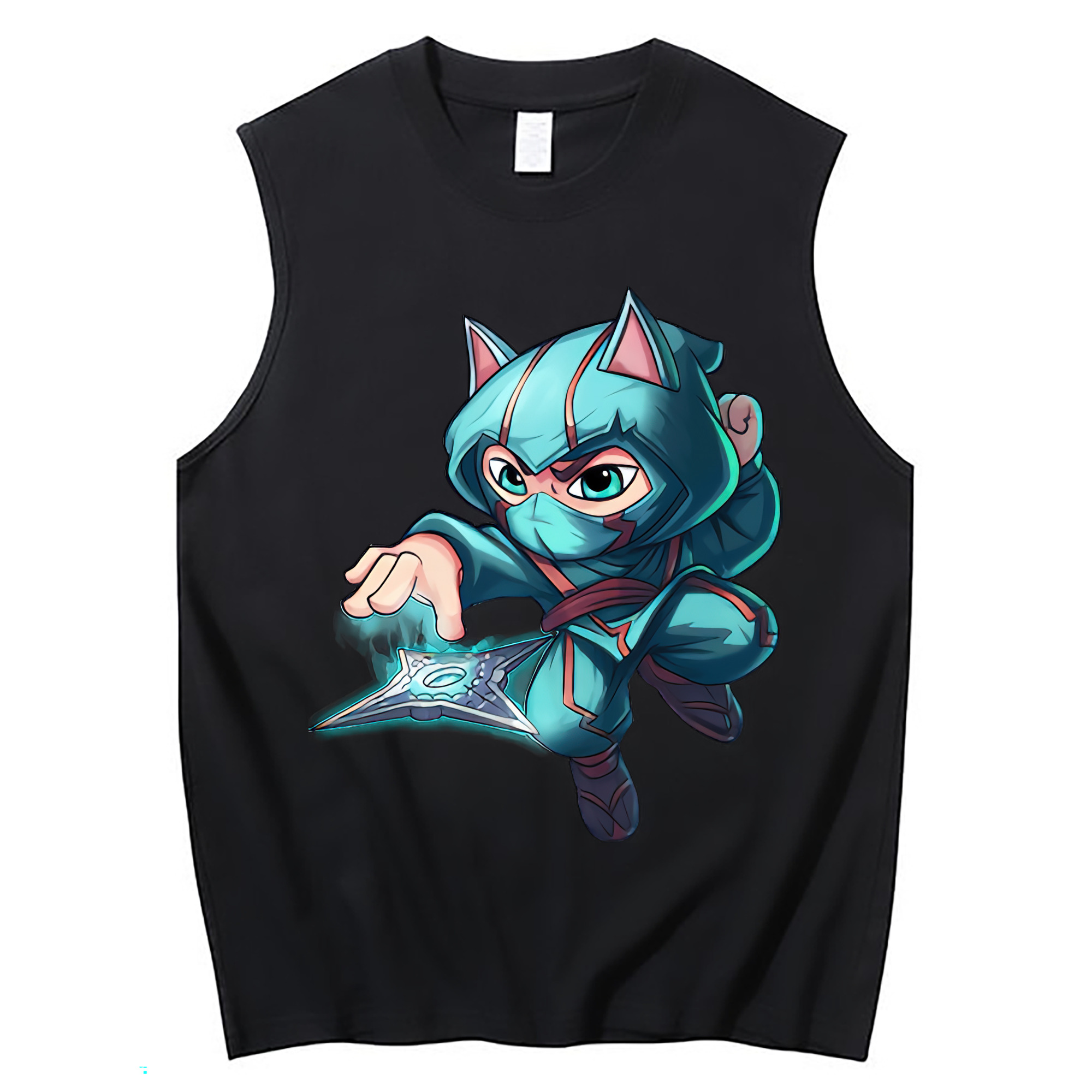 （画像用） リーグ・オブ・レジェンド League of Legends LOL コットン100％タンクトップ（フロントプリント）
