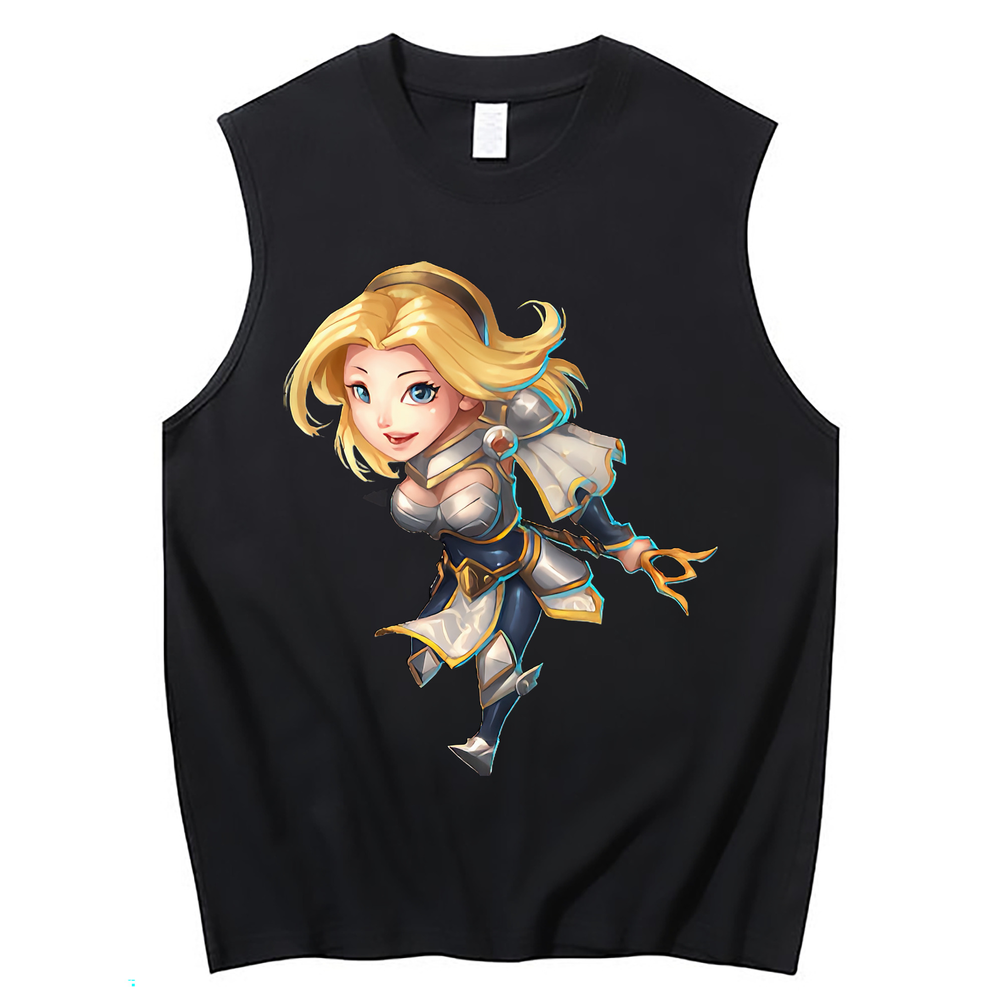 （画像用） リーグ・オブ・レジェンド League of Legends LOL コットン100％タンクトップ（フロントプリント）