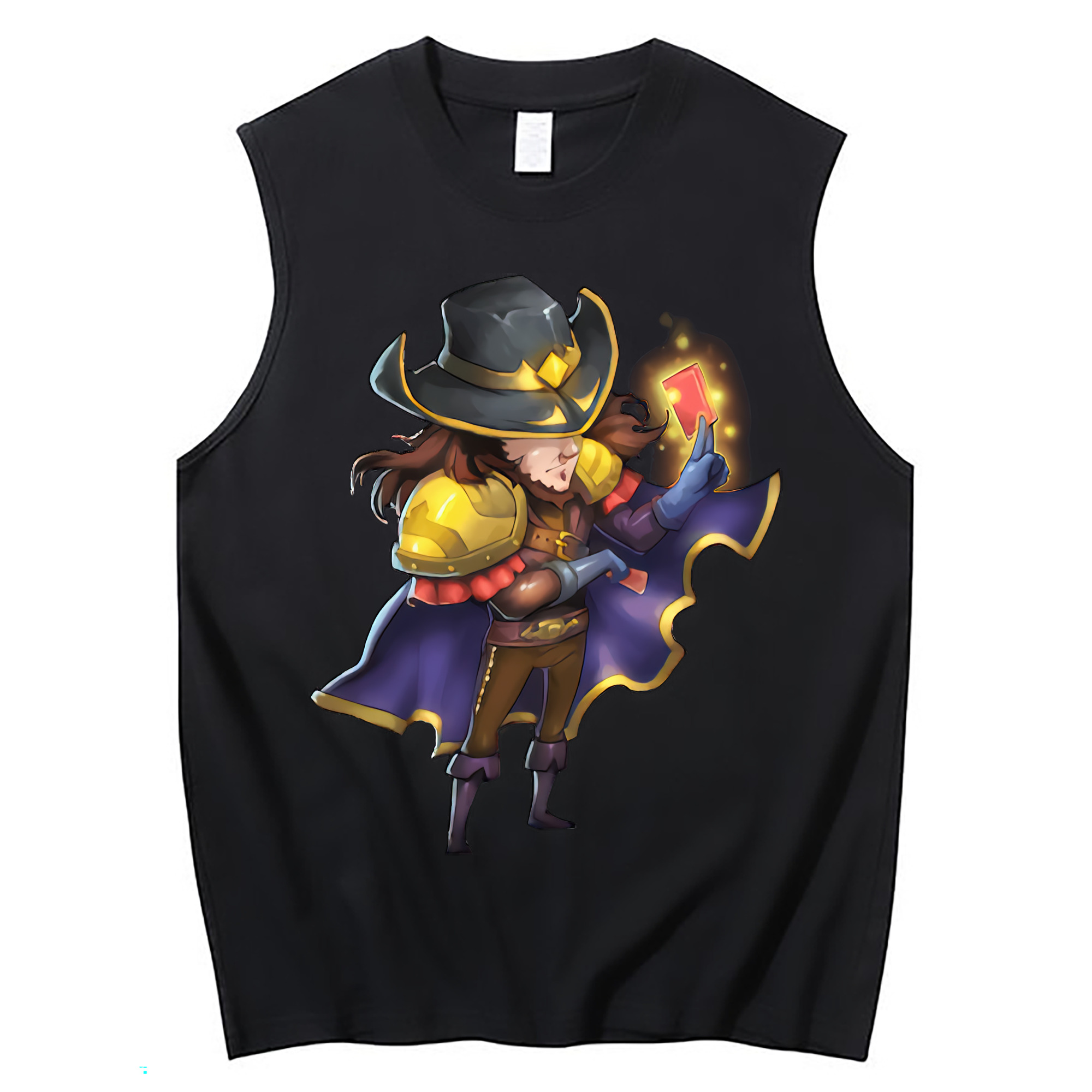（画像用） リーグ・オブ・レジェンド League of Legends LOL コットン100％タンクトップ（フロントプリント）