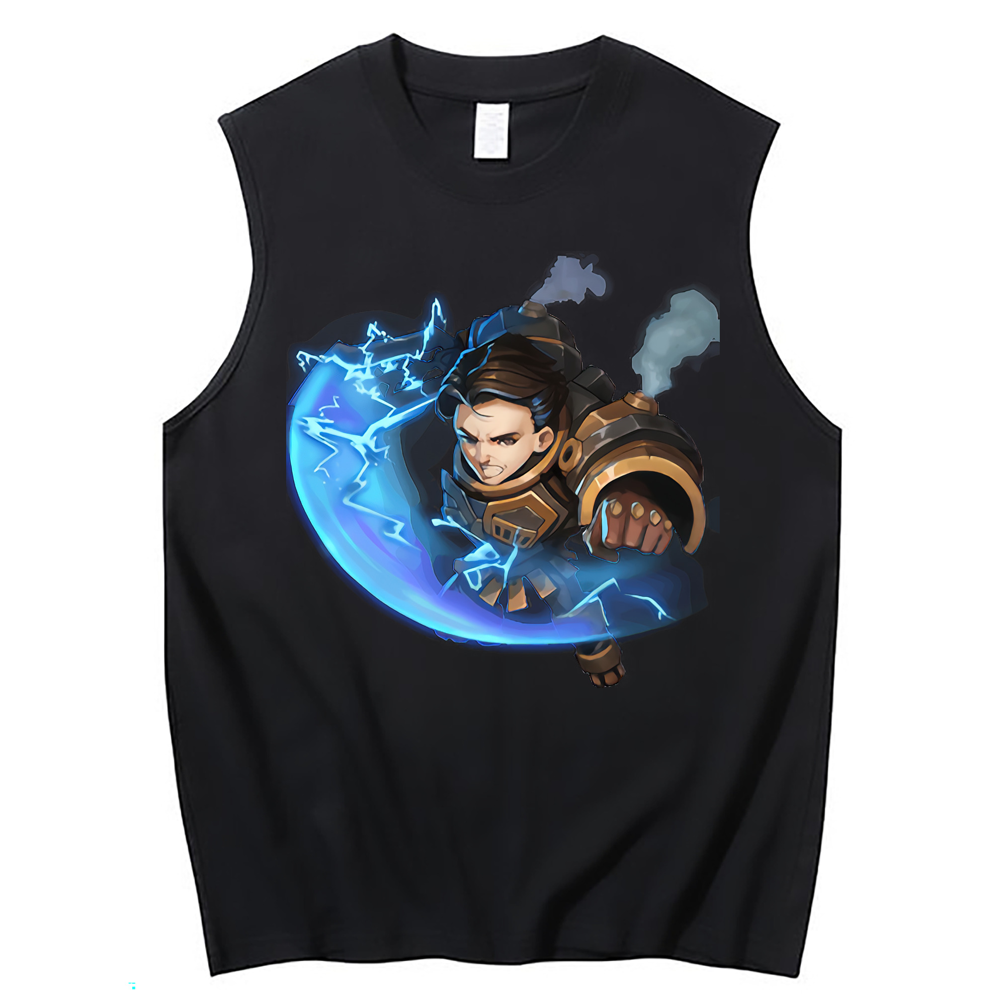 （画像用） リーグ・オブ・レジェンド League of Legends LOL コットン100％タンクトップ（フロントプリント）