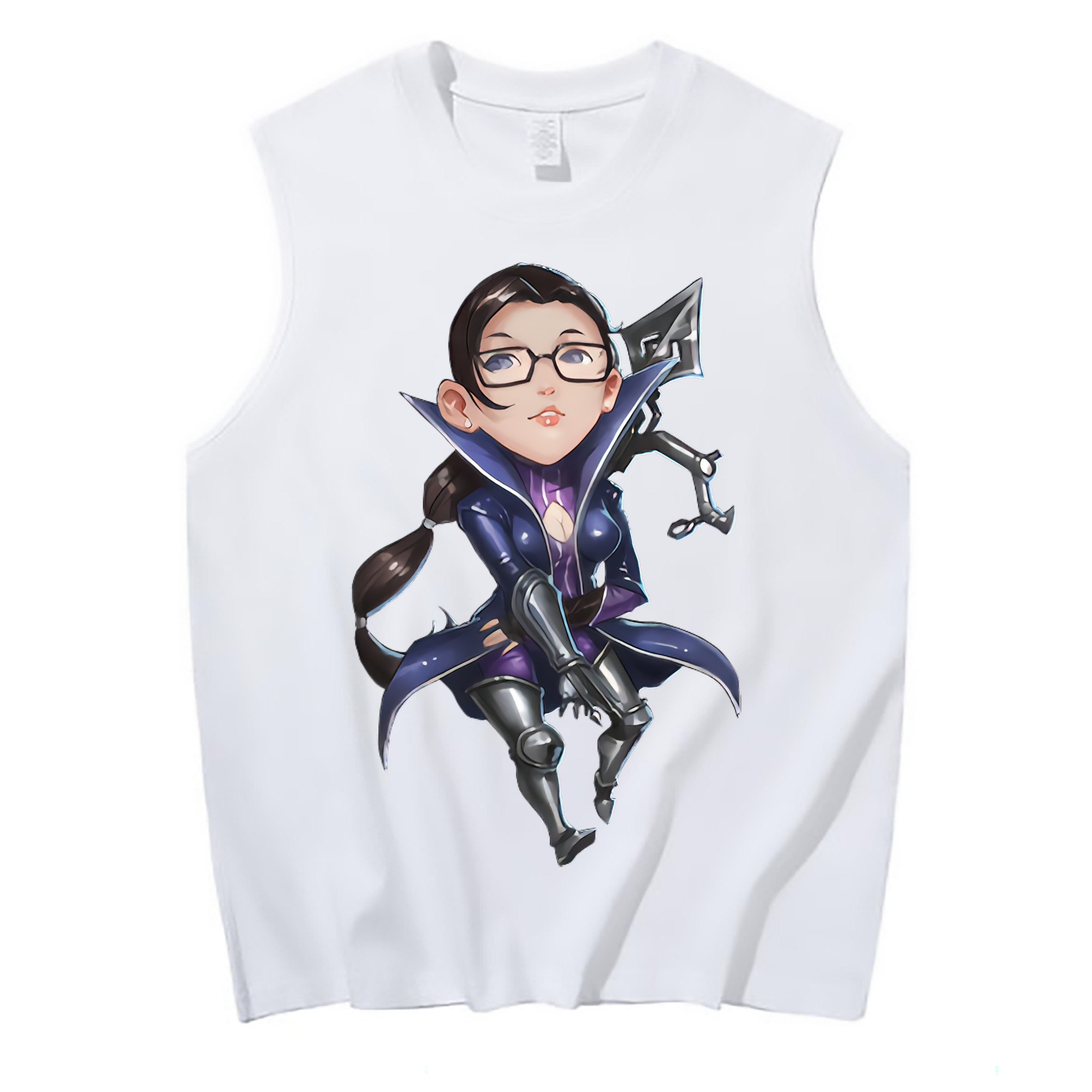 （画像用） リーグ・オブ・レジェンド League of Legends LOL コットン100％タンクトップ（フロントプリント）
