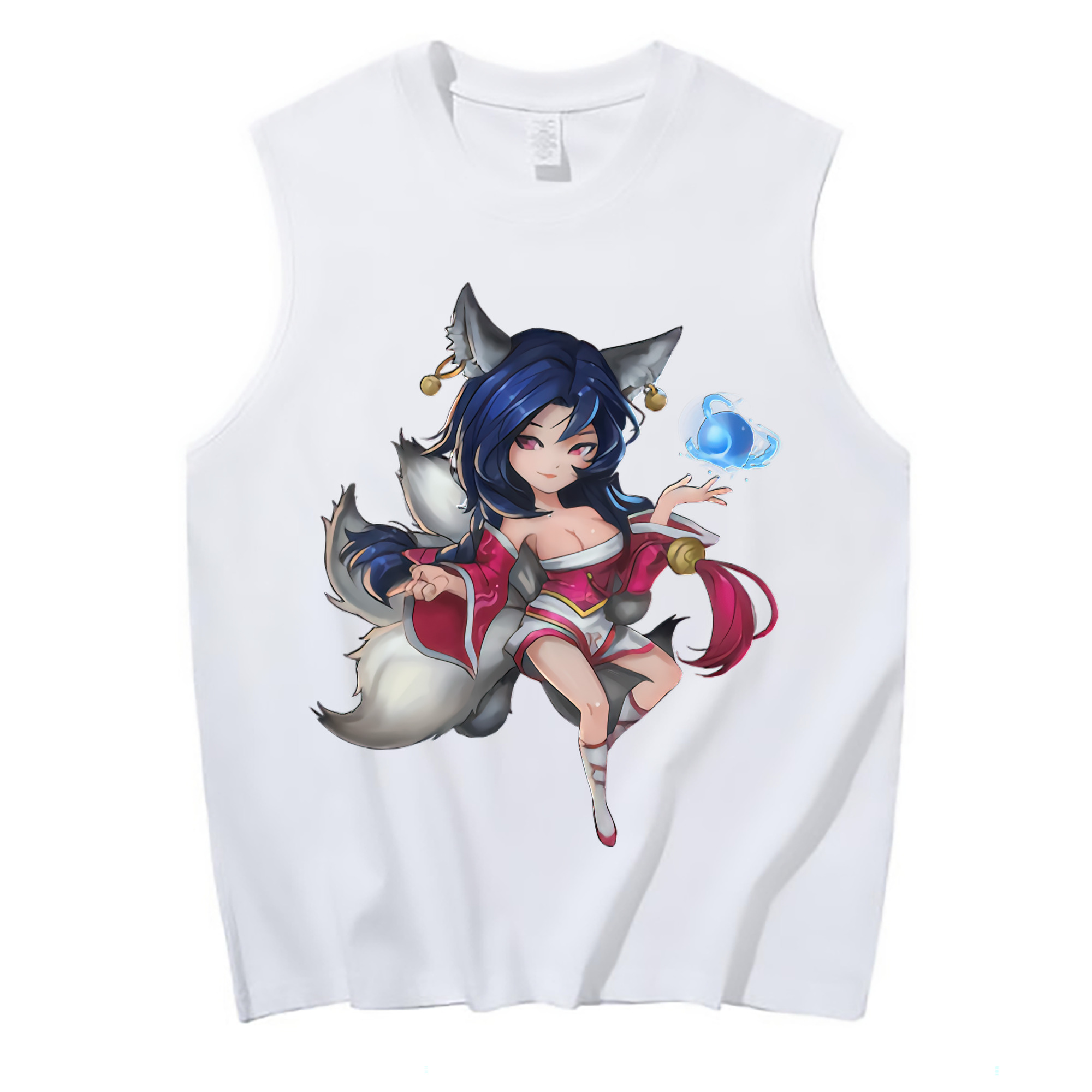 （画像用） リーグ・オブ・レジェンド League of Legends LOL コットン100％タンクトップ（フロントプリント）