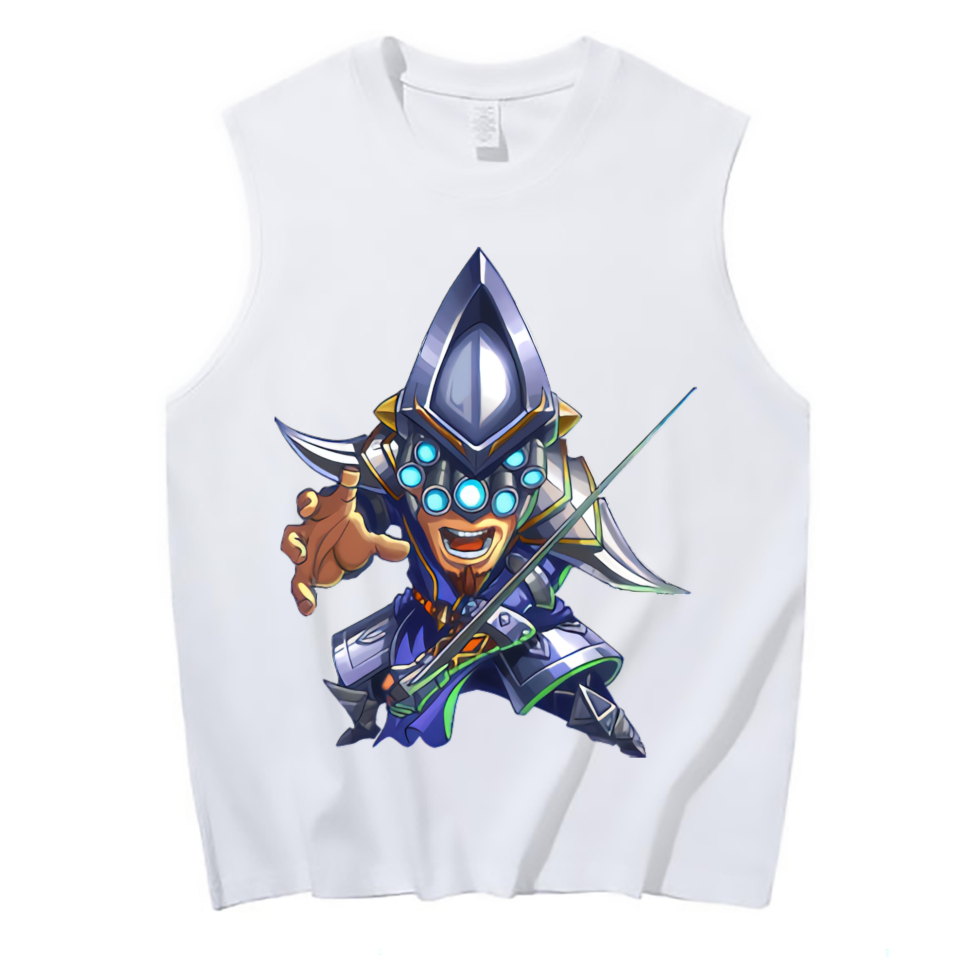 （画像用） リーグ・オブ・レジェンド League of Legends LOL コットン100％タンクトップ（フロントプリント）
