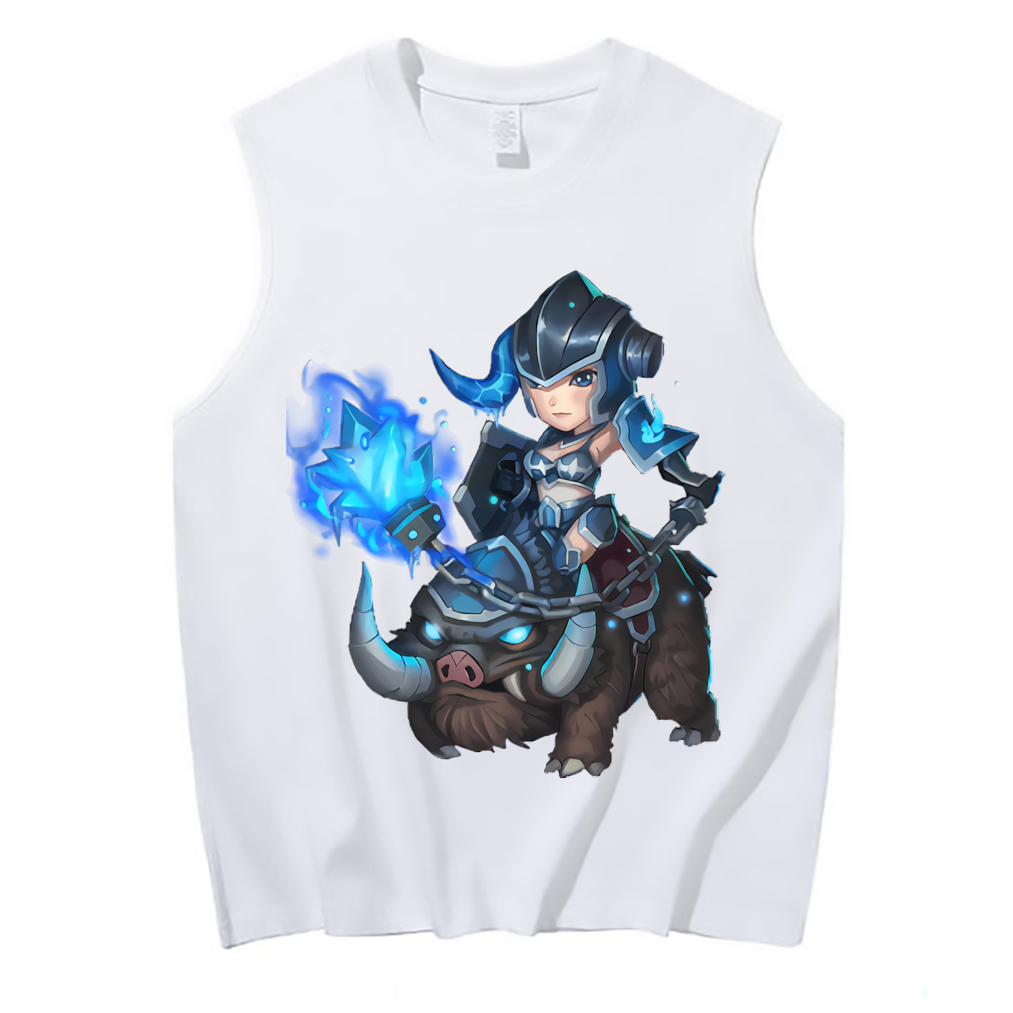 （画像用） リーグ・オブ・レジェンド League of Legends LOL コットン100％タンクトップ（フロントプリント）