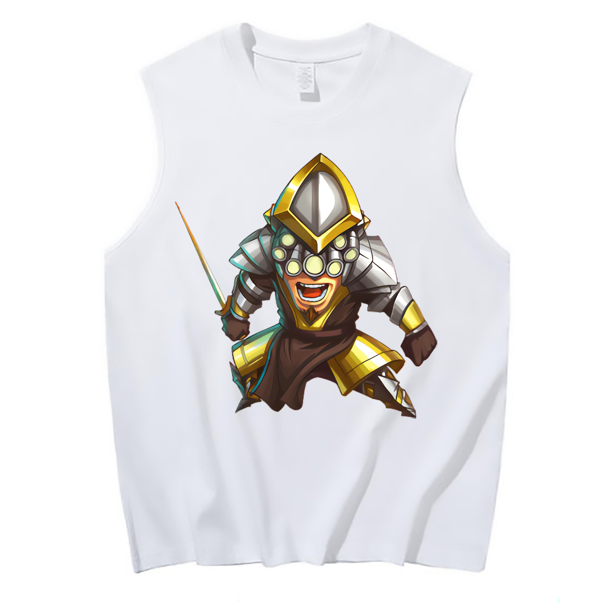 （画像用） リーグ・オブ・レジェンド League of Legends LOL コットン100％タンクトップ（フロントプリント）