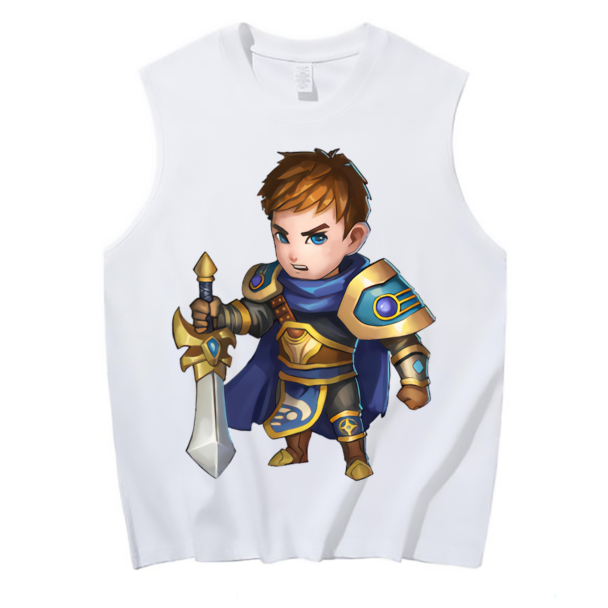 （画像用） リーグ・オブ・レジェンド League of Legends LOL コットン100％タンクトップ（フロントプリント）