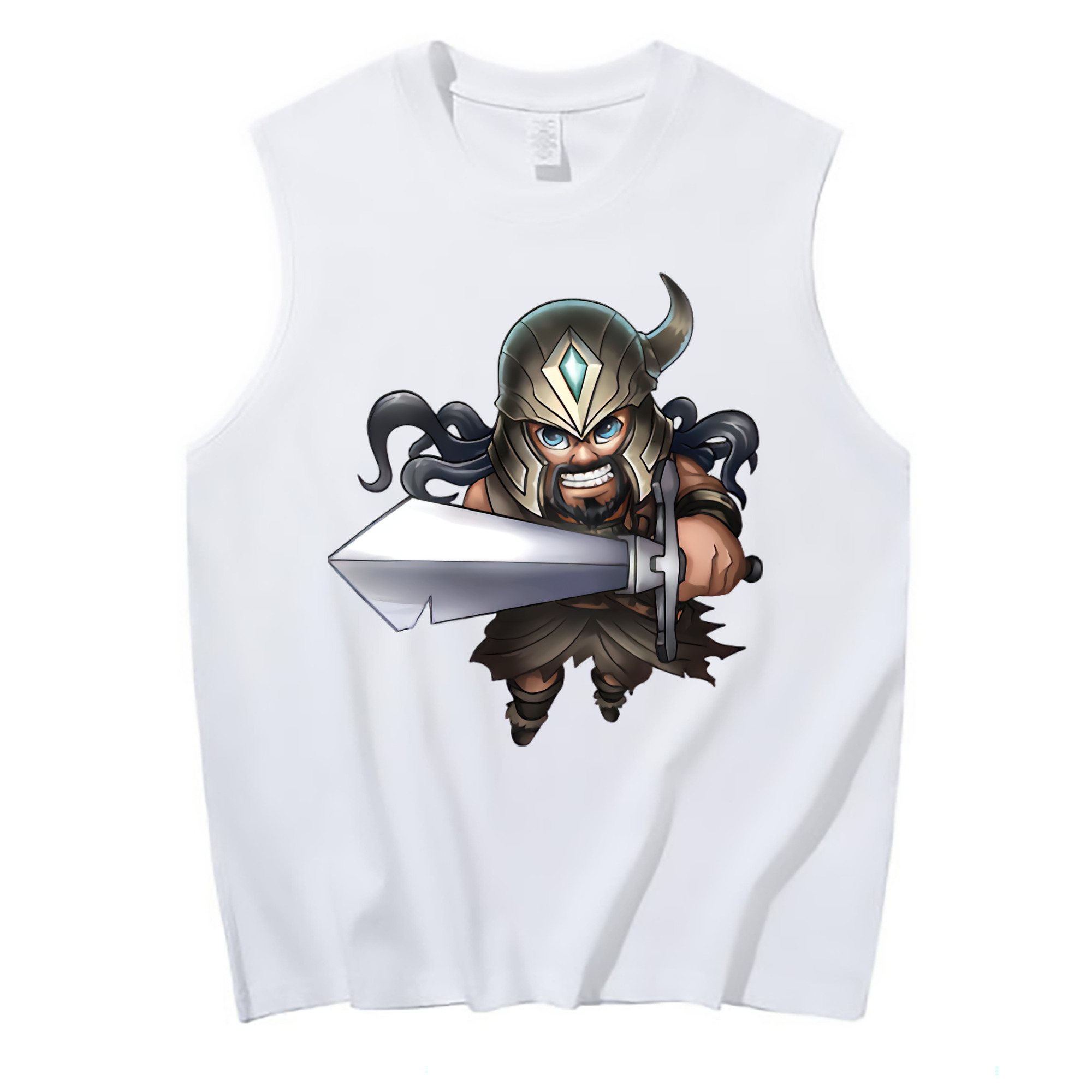 （画像用） リーグ・オブ・レジェンド League of Legends LOL コットン100％タンクトップ（フロントプリント）