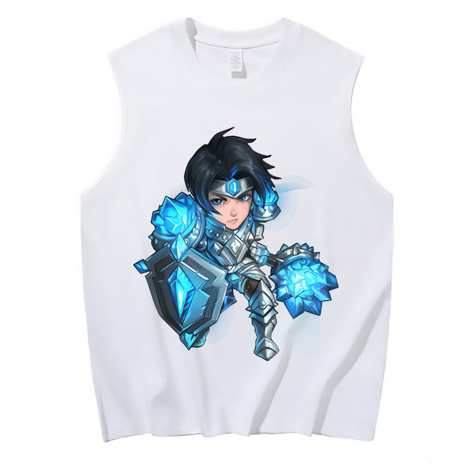 （画像用） リーグ・オブ・レジェンド League of Legends LOL コットン100％タンクトップ（フロントプリント）