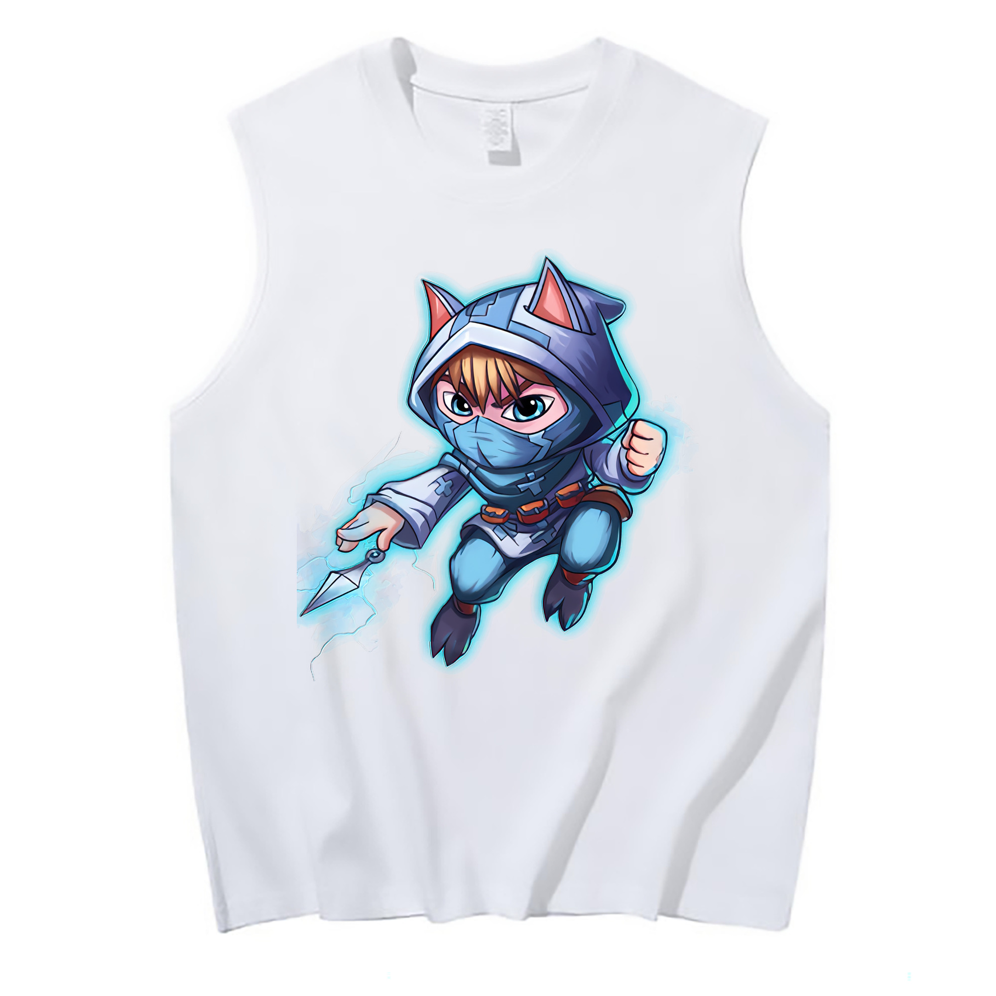 （画像用） リーグ・オブ・レジェンド League of Legends LOL コットン100％タンクトップ（フロントプリント）