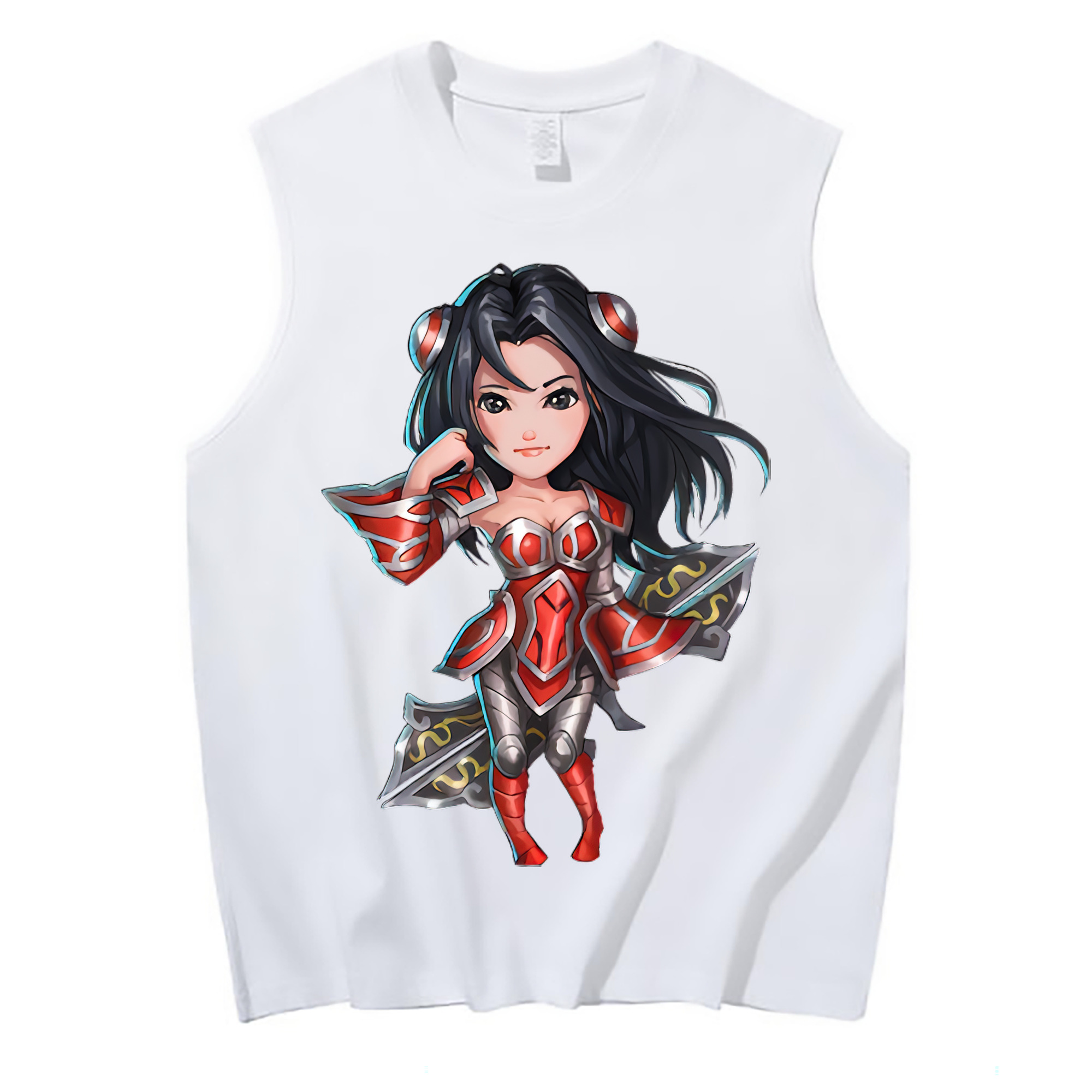 （画像用） リーグ・オブ・レジェンド League of Legends LOL コットン100％タンクトップ（フロントプリント）