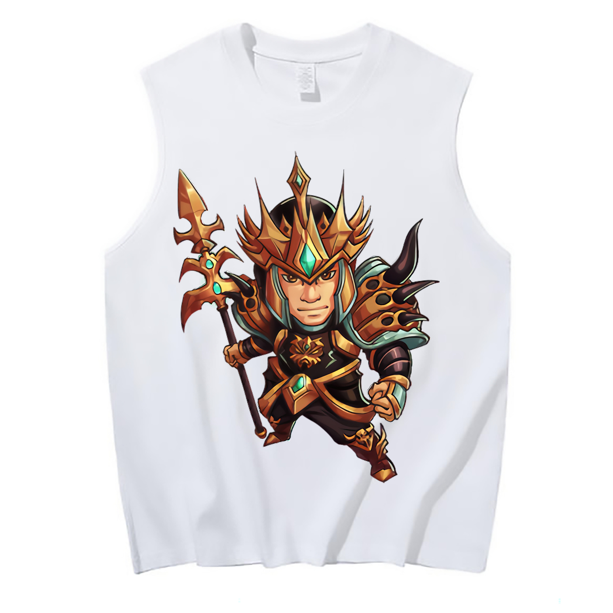 （画像用） リーグ・オブ・レジェンド League of Legends LOL コットン100％タンクトップ（フロントプリント）