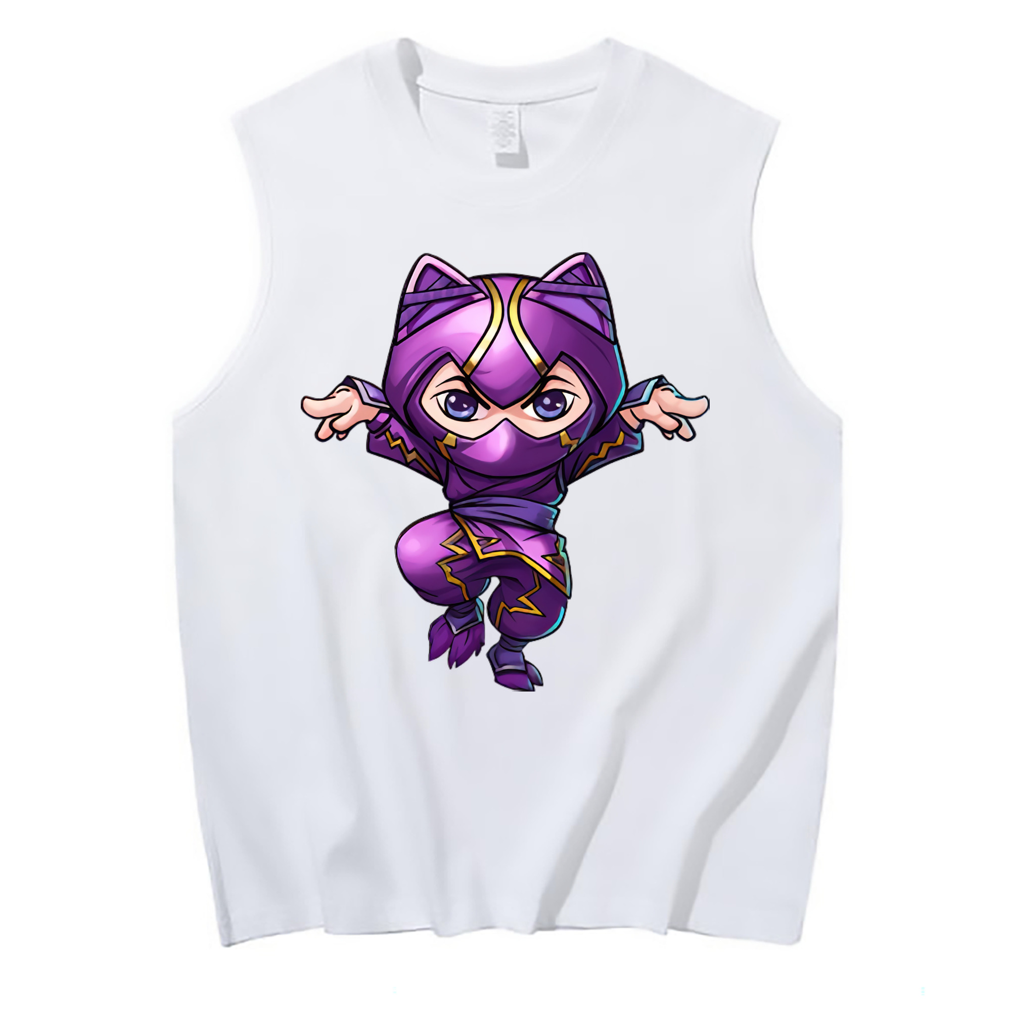 （画像用） リーグ・オブ・レジェンド League of Legends LOL コットン100％タンクトップ（フロントプリント）