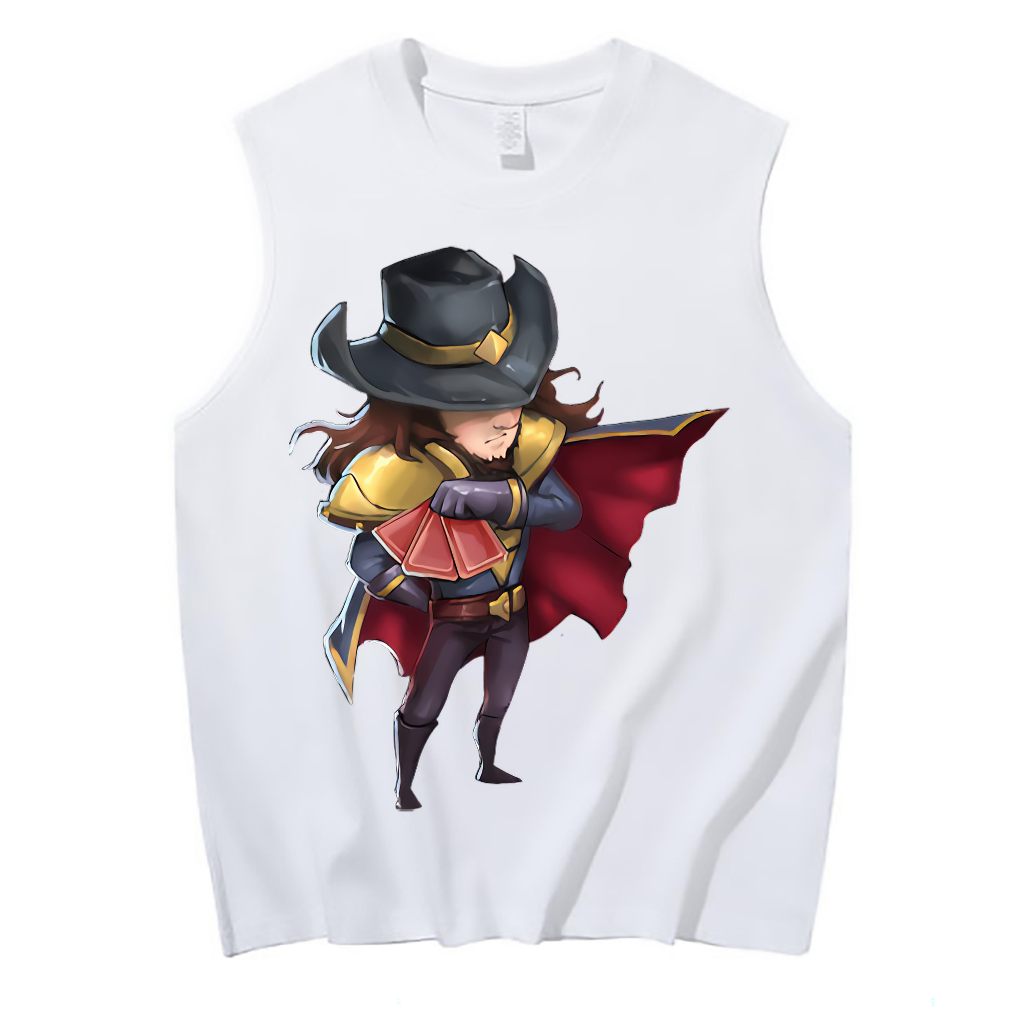 （画像用） リーグ・オブ・レジェンド League of Legends LOL コットン100％タンクトップ（フロントプリント）