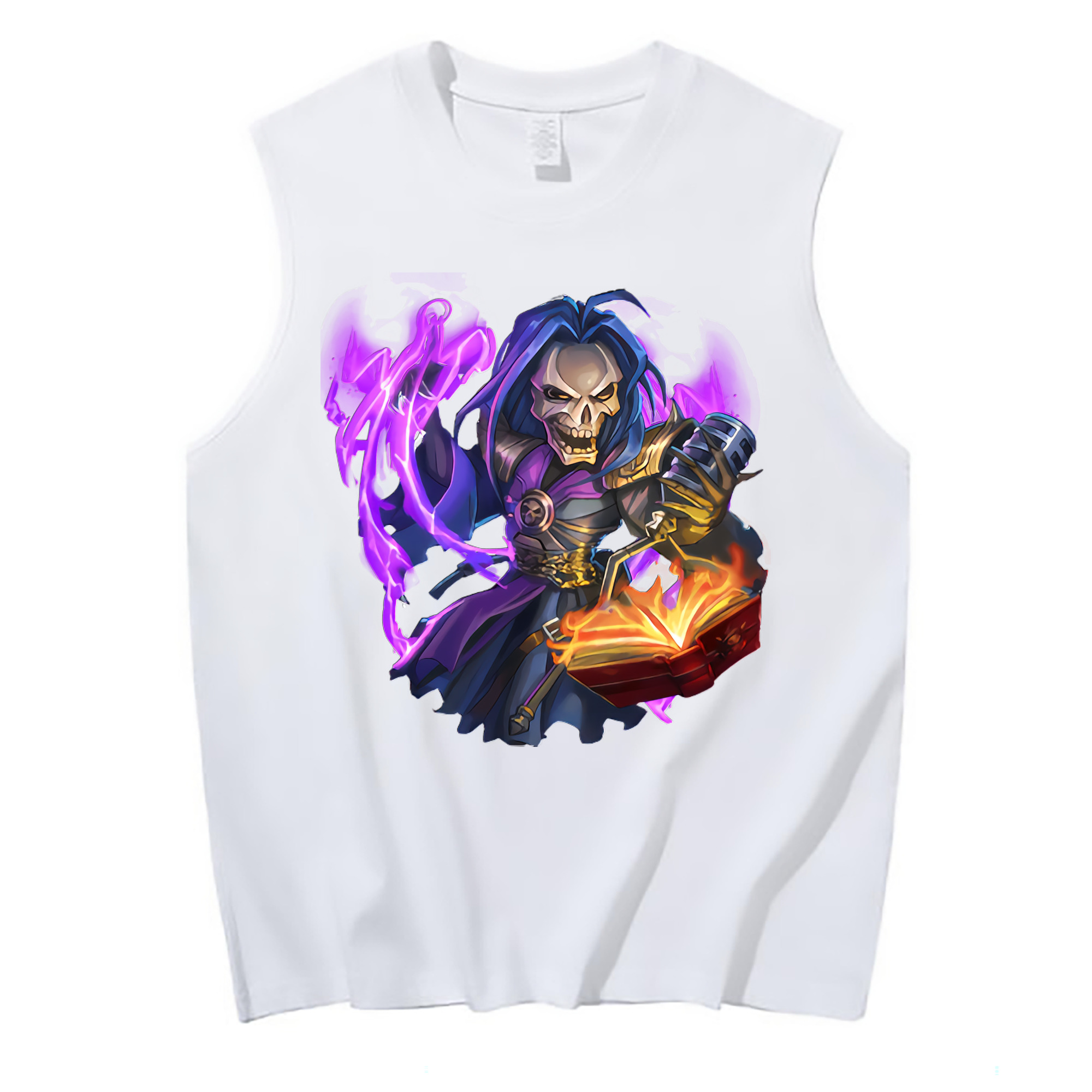 （画像用） リーグ・オブ・レジェンド League of Legends LOL コットン100％タンクトップ（フロントプリント）