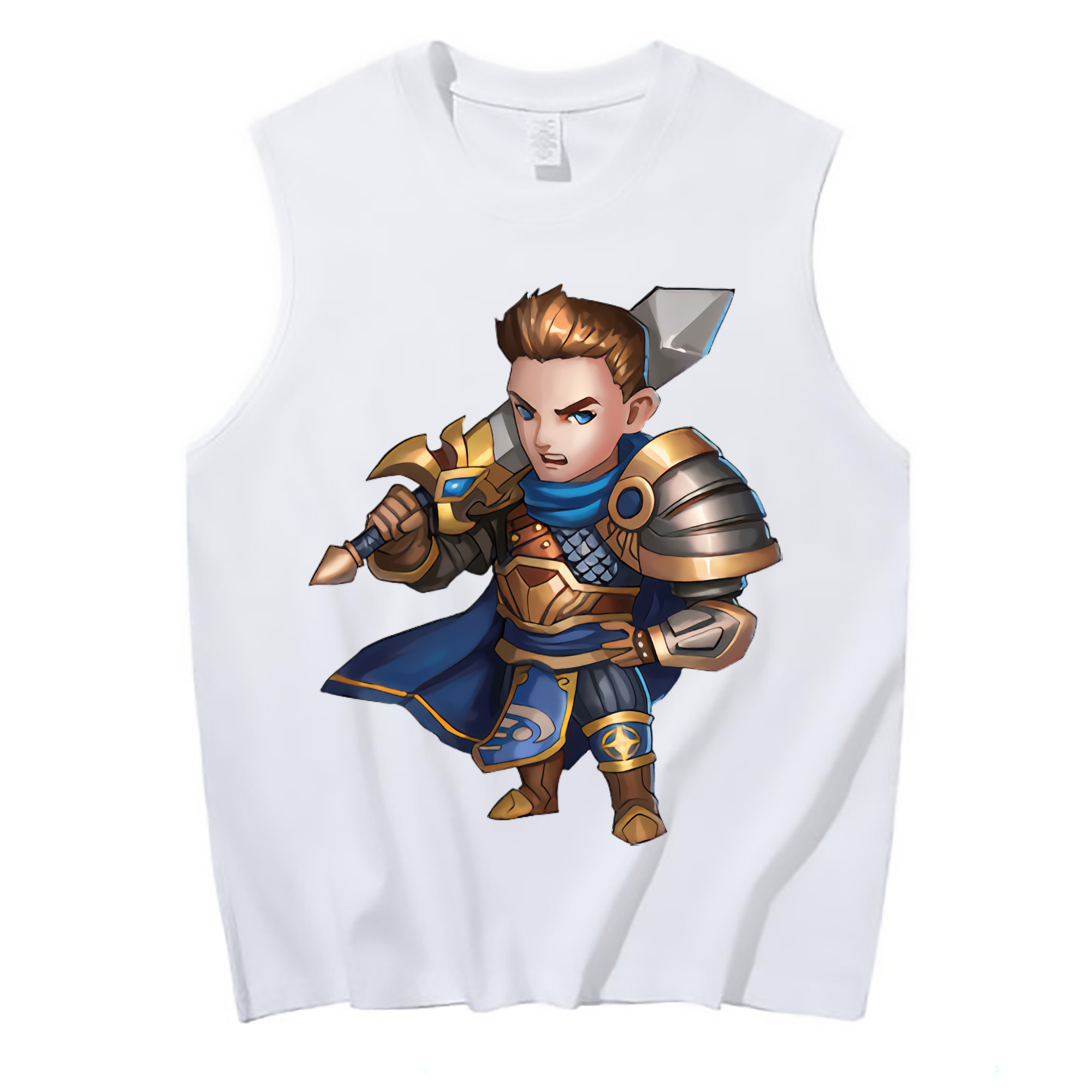 （画像用） リーグ・オブ・レジェンド League of Legends LOL コットン100％タンクトップ（フロントプリント）