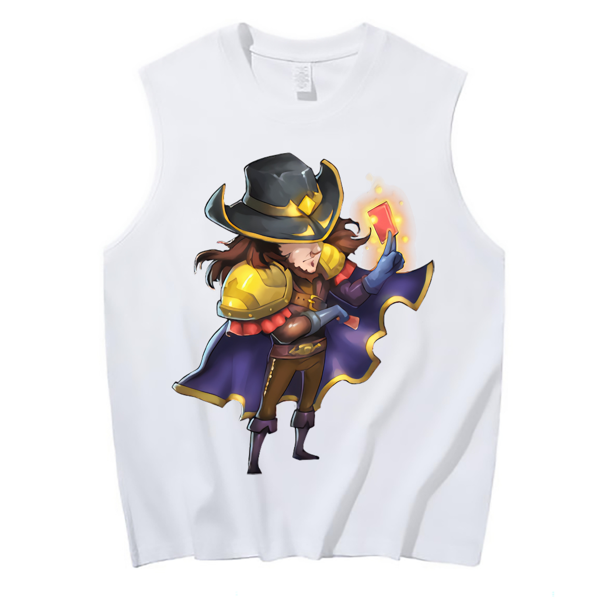 （画像用） リーグ・オブ・レジェンド League of Legends LOL コットン100％タンクトップ（フロントプリント）