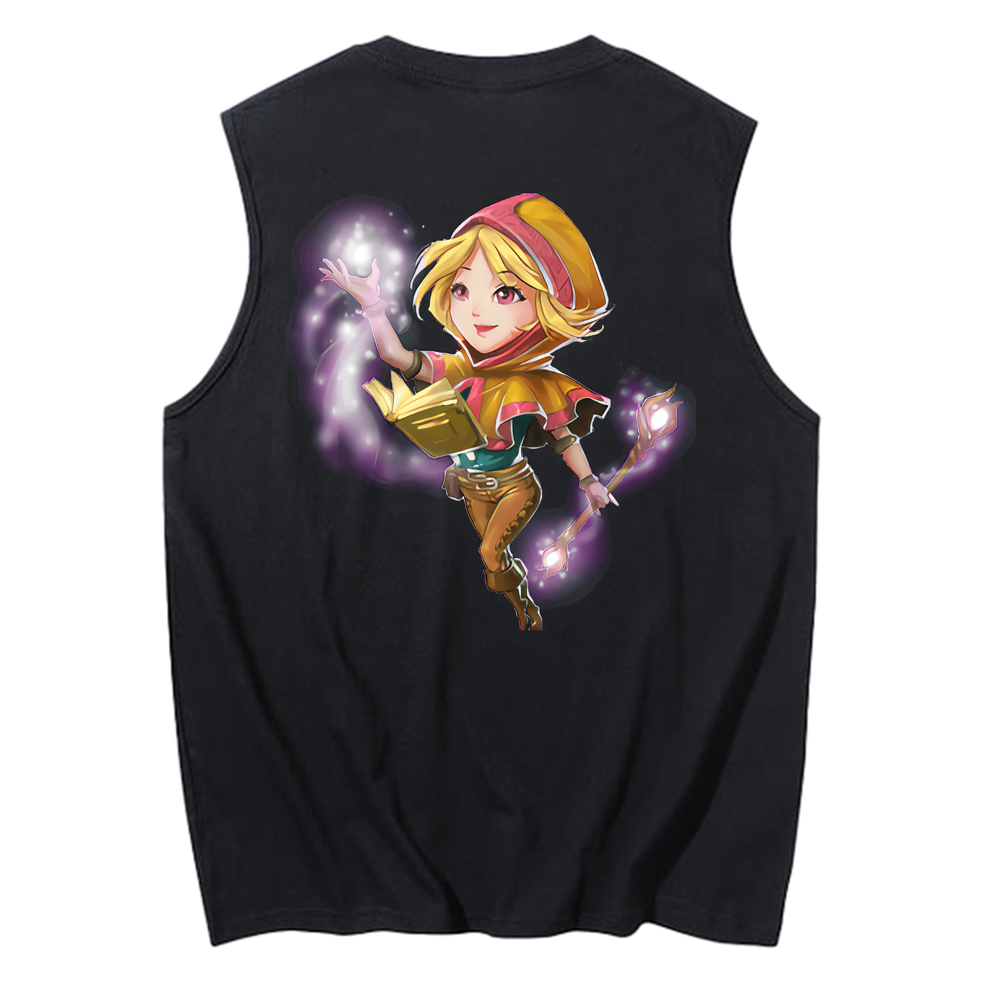 リーグ・オブ・レジェンド League of Legends LOL コットン100％タンクトップ（背面プリント）