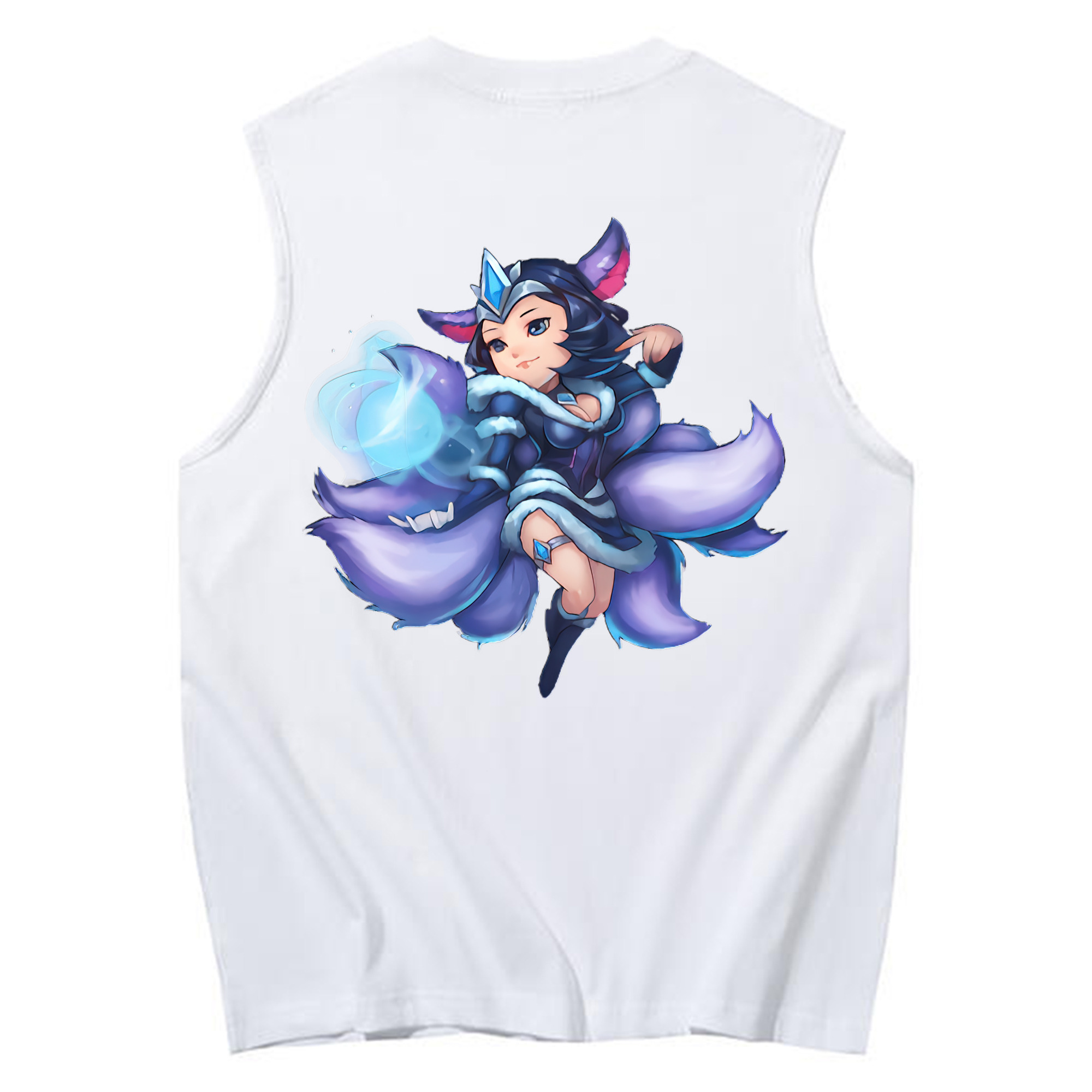 リーグ・オブ・レジェンド League of Legends LOL コットン100％タンクトップ（背面プリント）