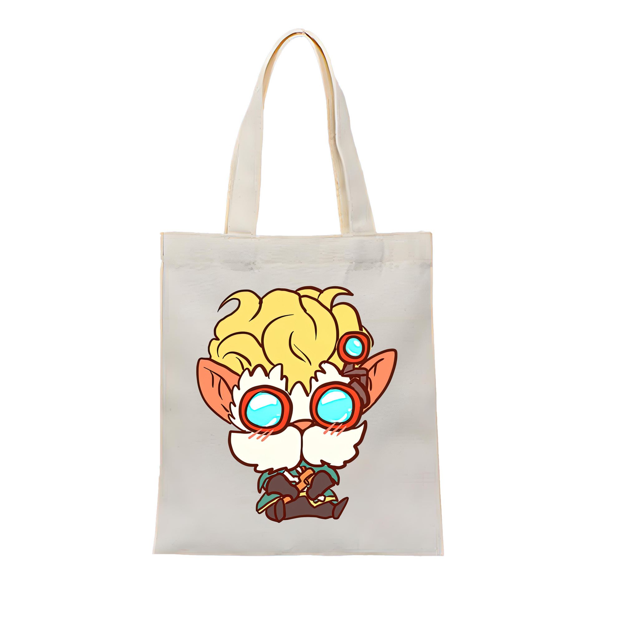 （画像用） リーグ・オブ・レジェンド League of Legends LOL 縦型キャンバス生地手提げバッグ　トートバッグ