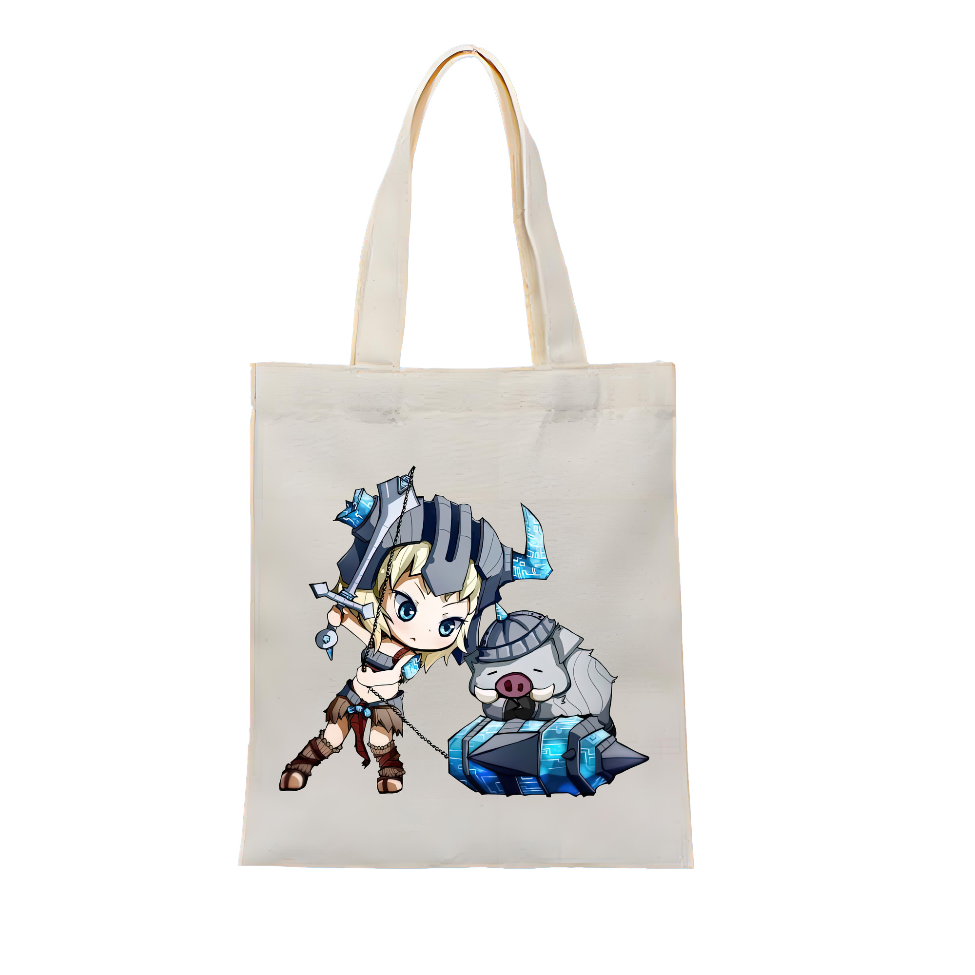 （画像用） リーグ・オブ・レジェンド League of Legends LOL 縦型キャンバス生地手提げバッグ　トートバッグ