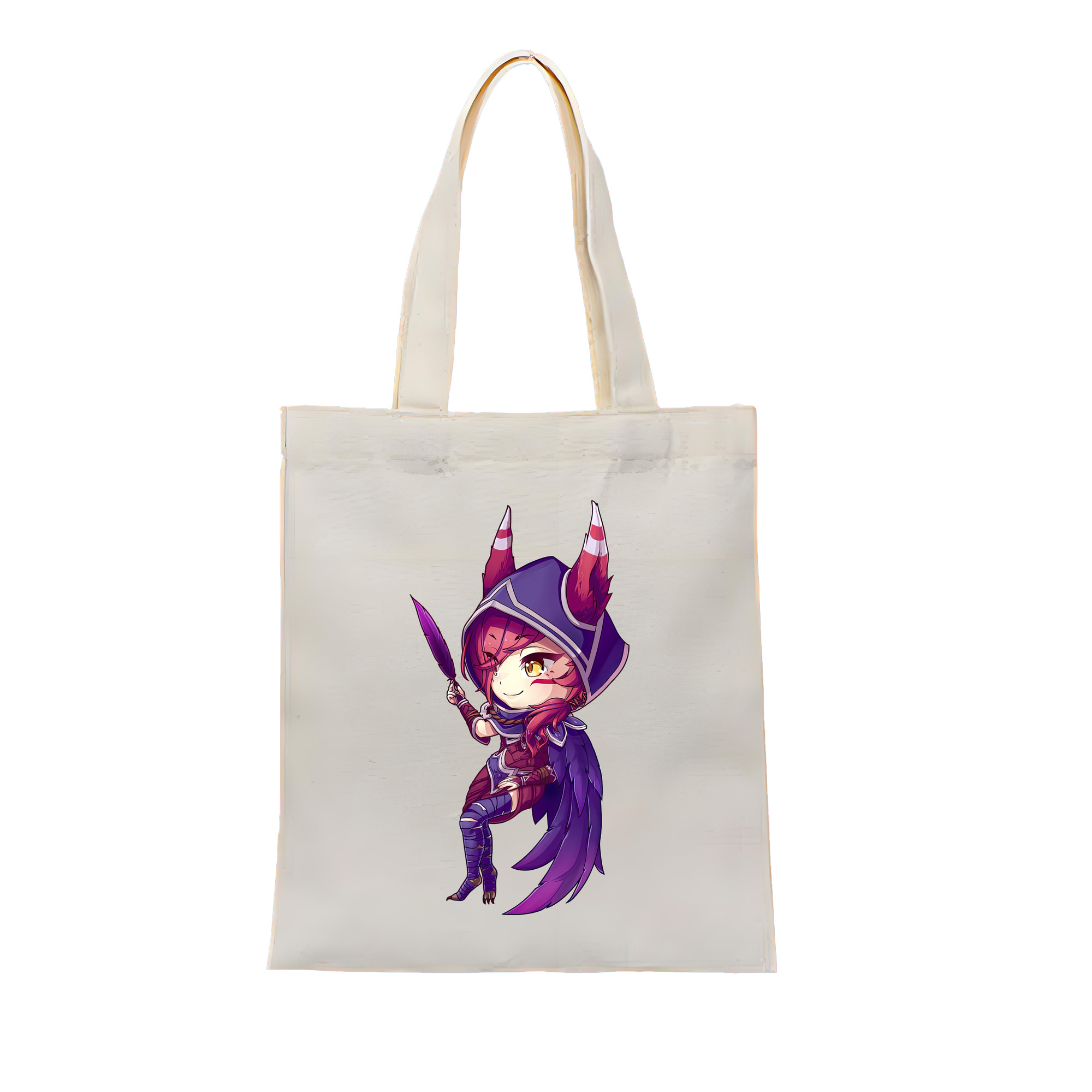 （画像用） リーグ・オブ・レジェンド League of Legends LOL 縦型キャンバス生地手提げバッグ　トートバッグ