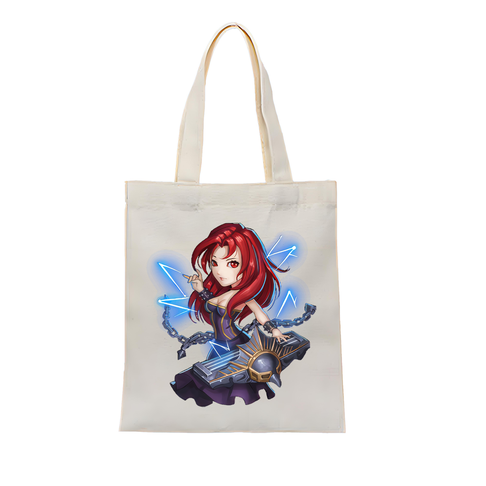 （画像用） リーグ・オブ・レジェンド League of Legends LOL 縦型キャンバス生地手提げバッグ　トートバッグ