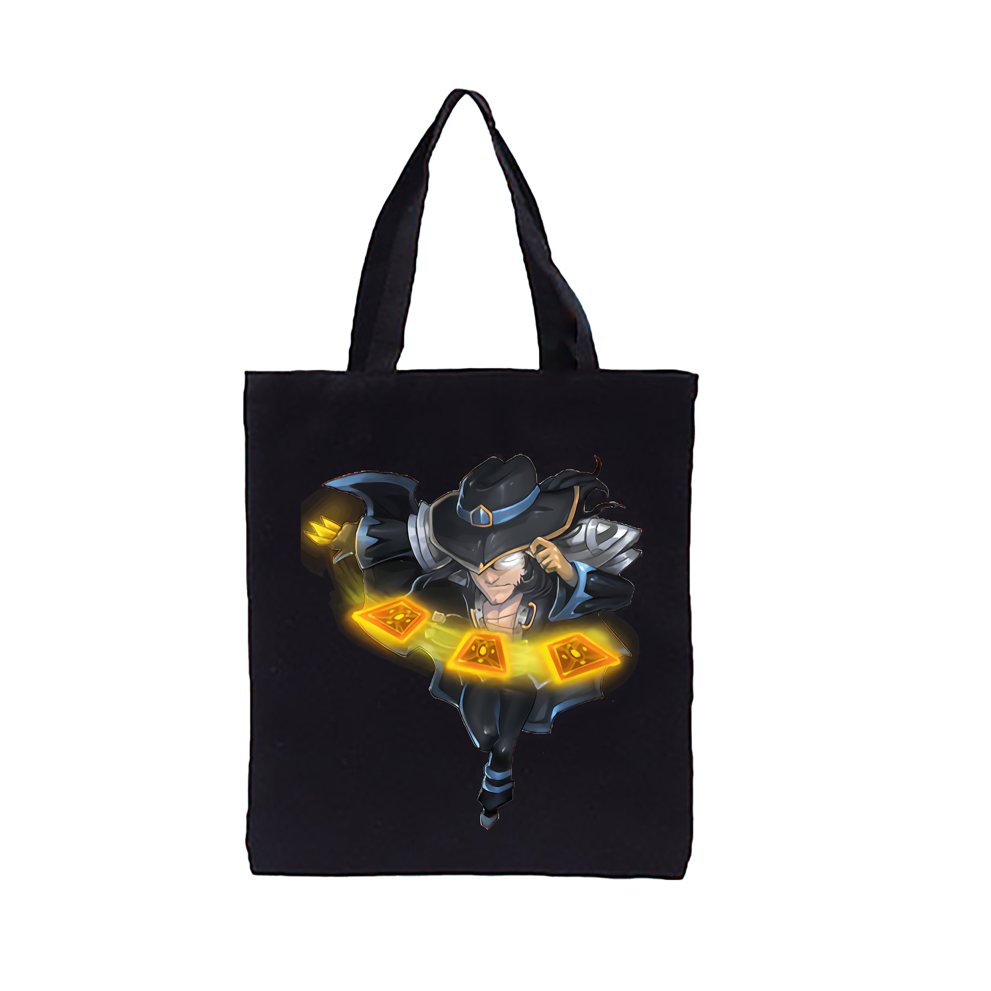 （画像用） リーグ・オブ・レジェンド League of Legends LOL 縦型キャンバス生地手提げバッグ　トートバッグ