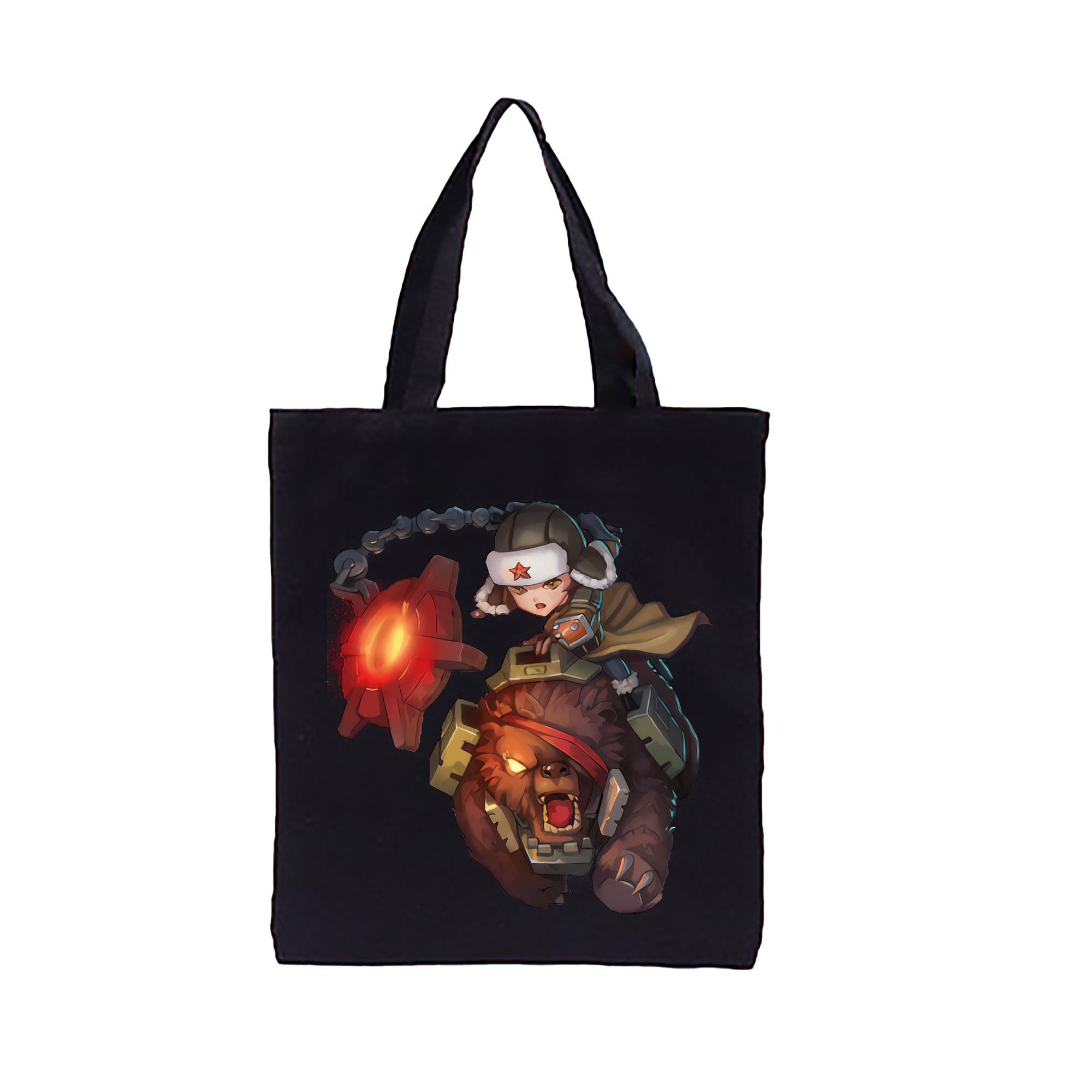 （画像用） リーグ・オブ・レジェンド League of Legends LOL 縦型キャンバス生地手提げバッグ　トートバッグ