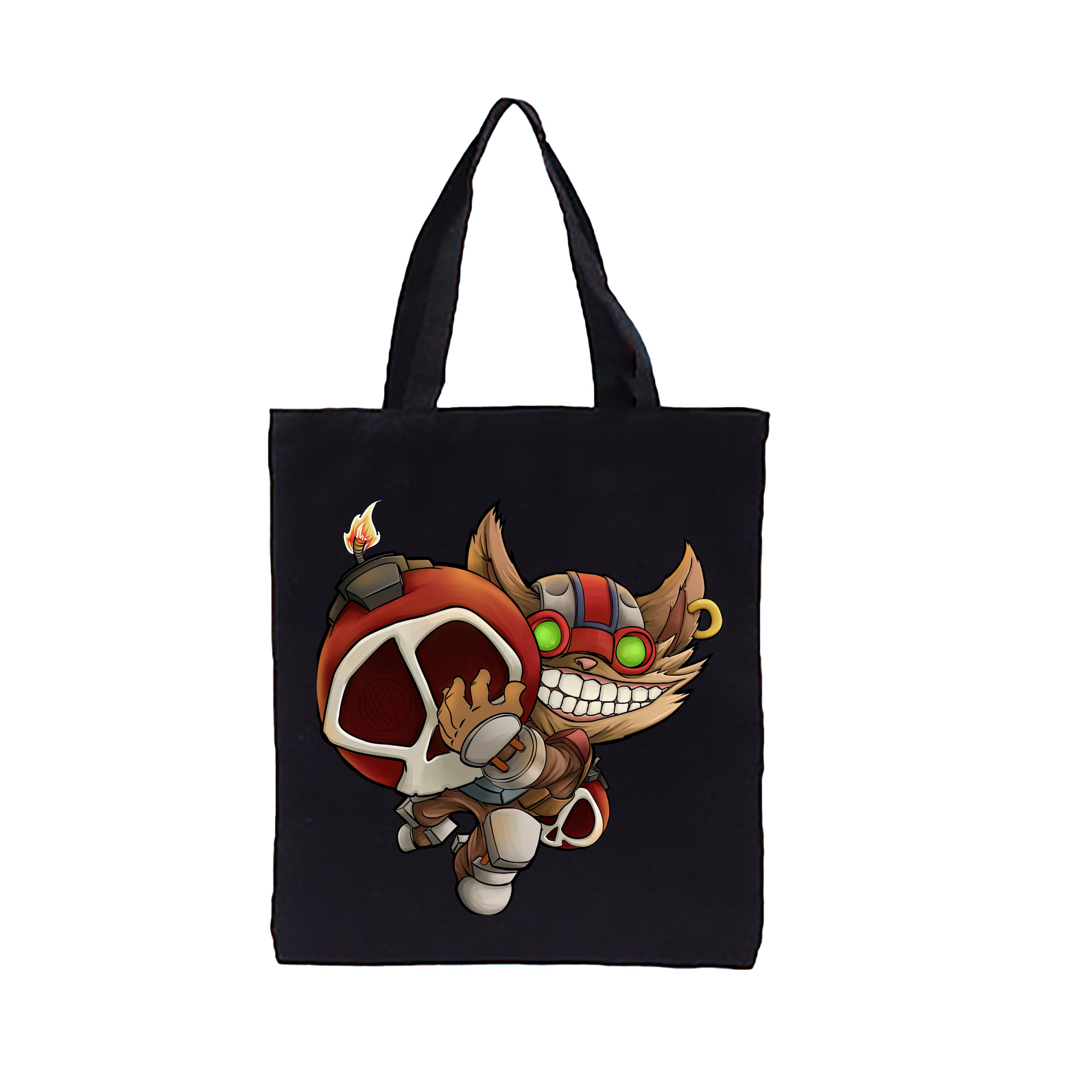 （画像用） リーグ・オブ・レジェンド League of Legends LOL 縦型キャンバス生地手提げバッグ　トートバッグ