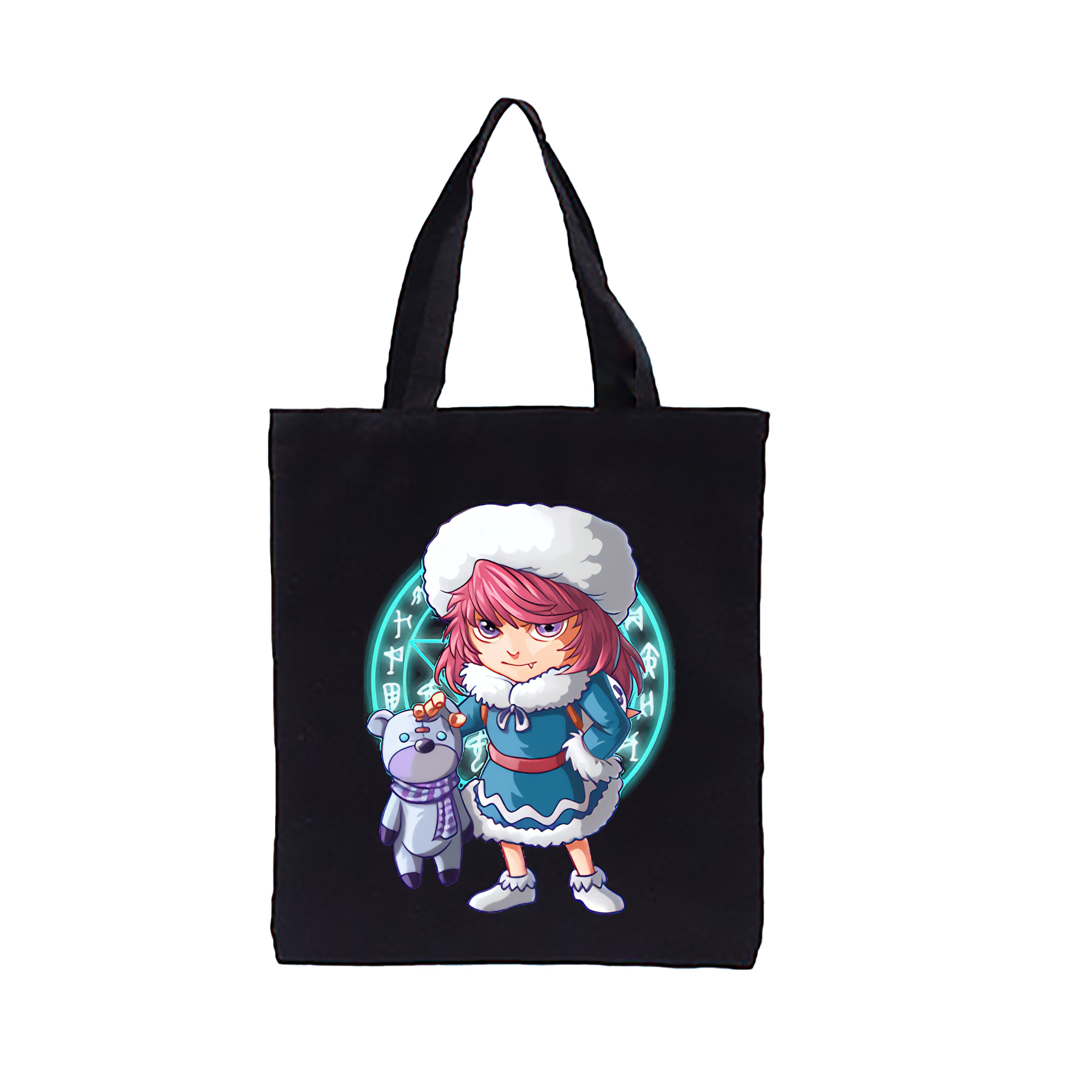 （画像用） リーグ・オブ・レジェンド League of Legends LOL 縦型キャンバス生地手提げバッグ　トートバッグ