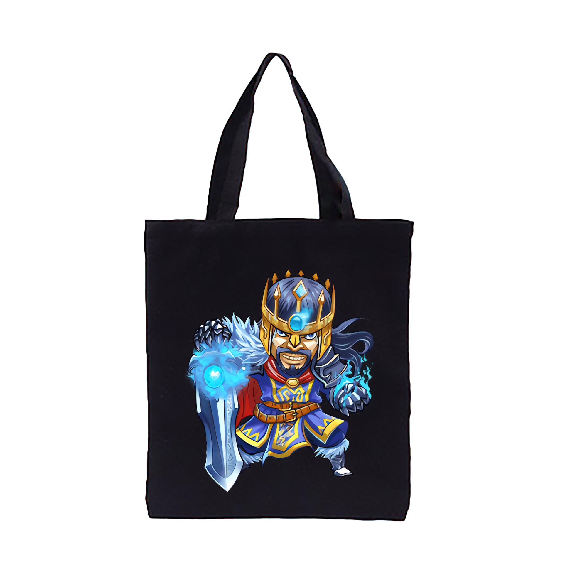 （画像用） リーグ・オブ・レジェンド League of Legends LOL 縦型キャンバス生地手提げバッグ　トートバッグ