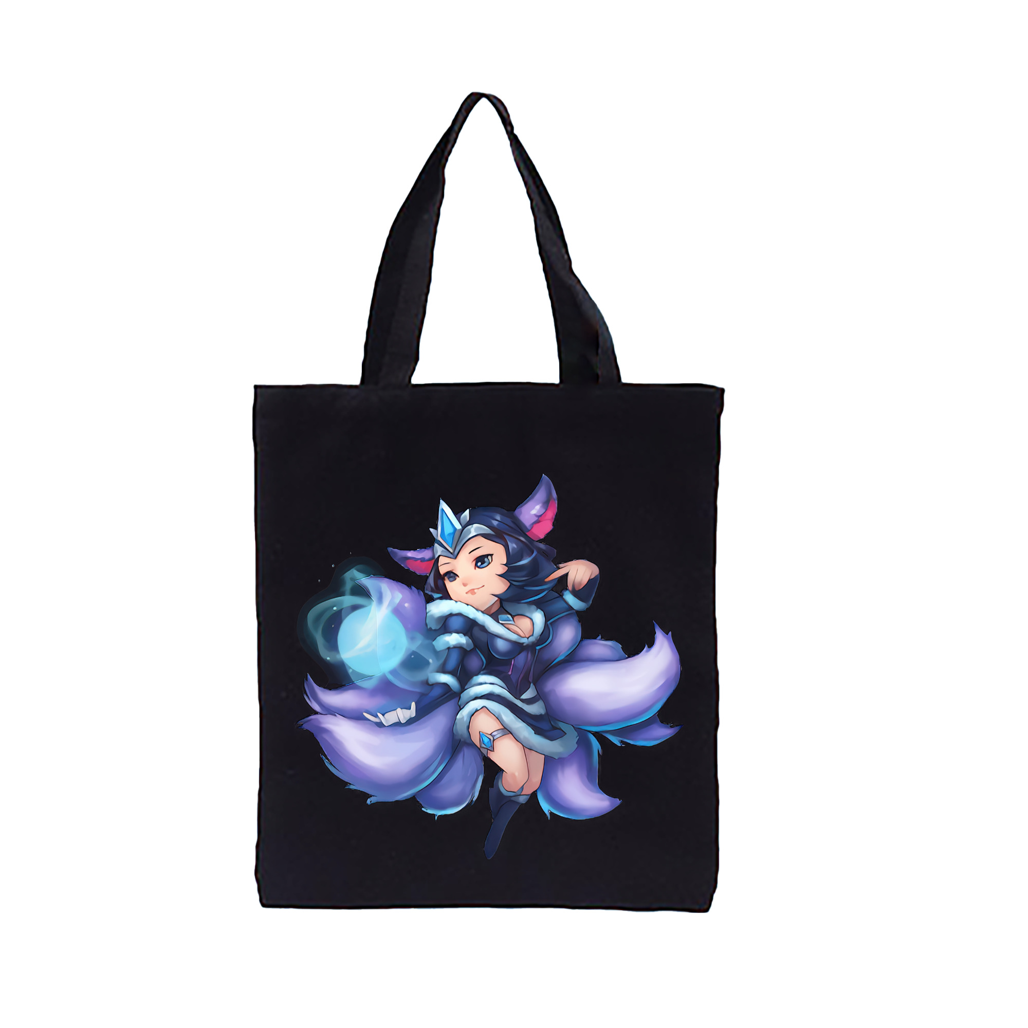（画像用） リーグ・オブ・レジェンド League of Legends LOL 縦型キャンバス生地手提げバッグ　トートバッグ