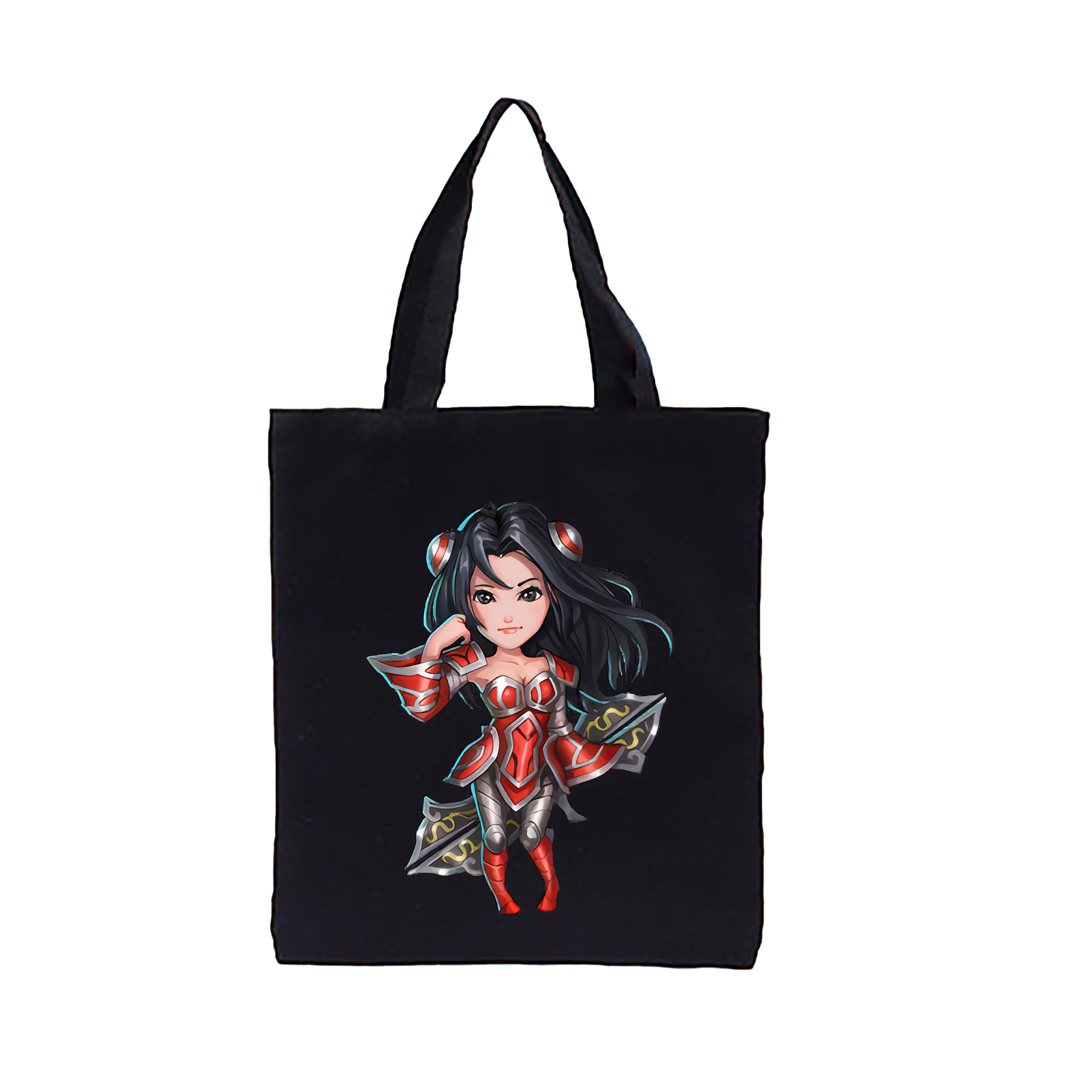 （画像用） リーグ・オブ・レジェンド League of Legends LOL 縦型キャンバス生地手提げバッグ　トートバッグ