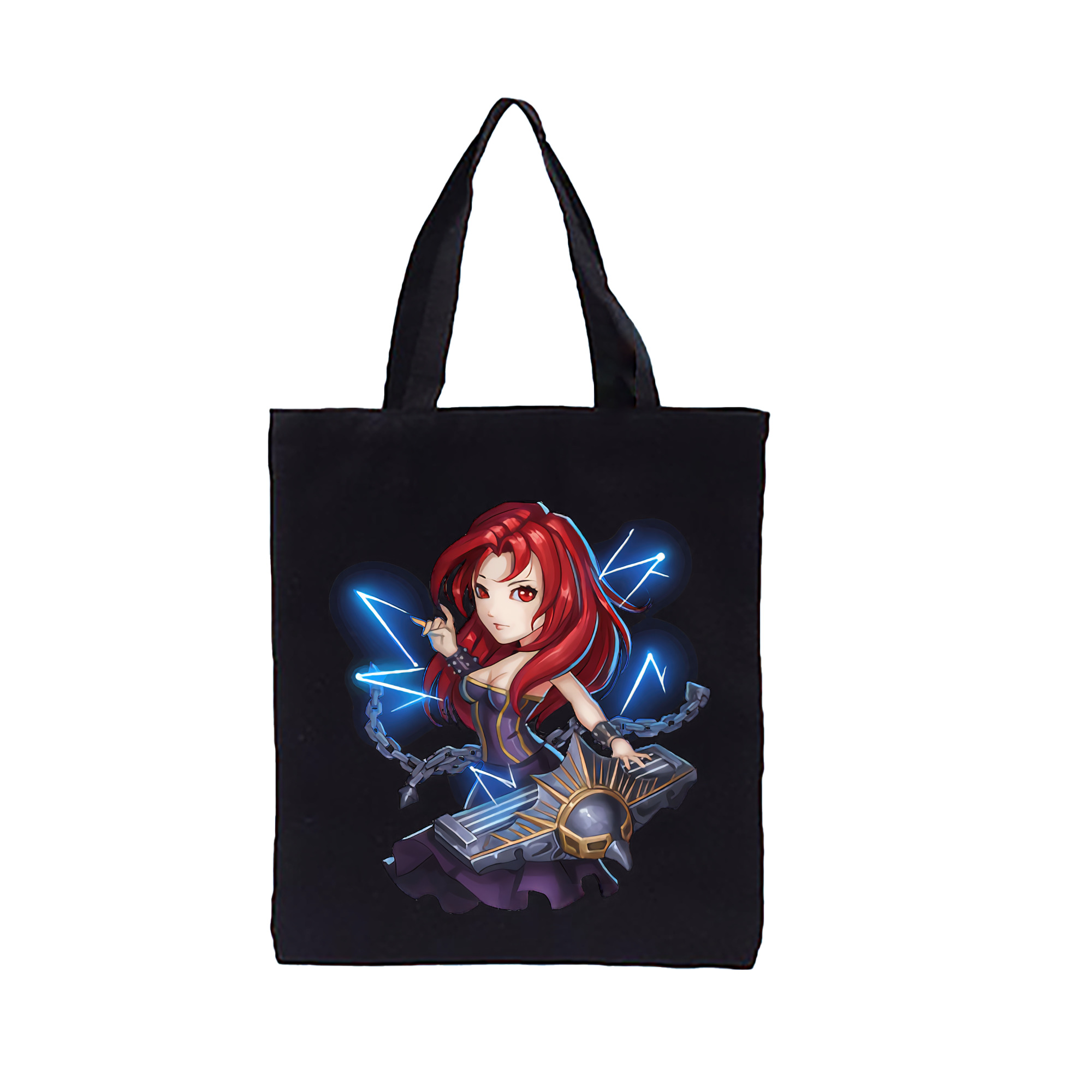 （画像用） リーグ・オブ・レジェンド League of Legends LOL 縦型キャンバス生地手提げバッグ　トートバッグ