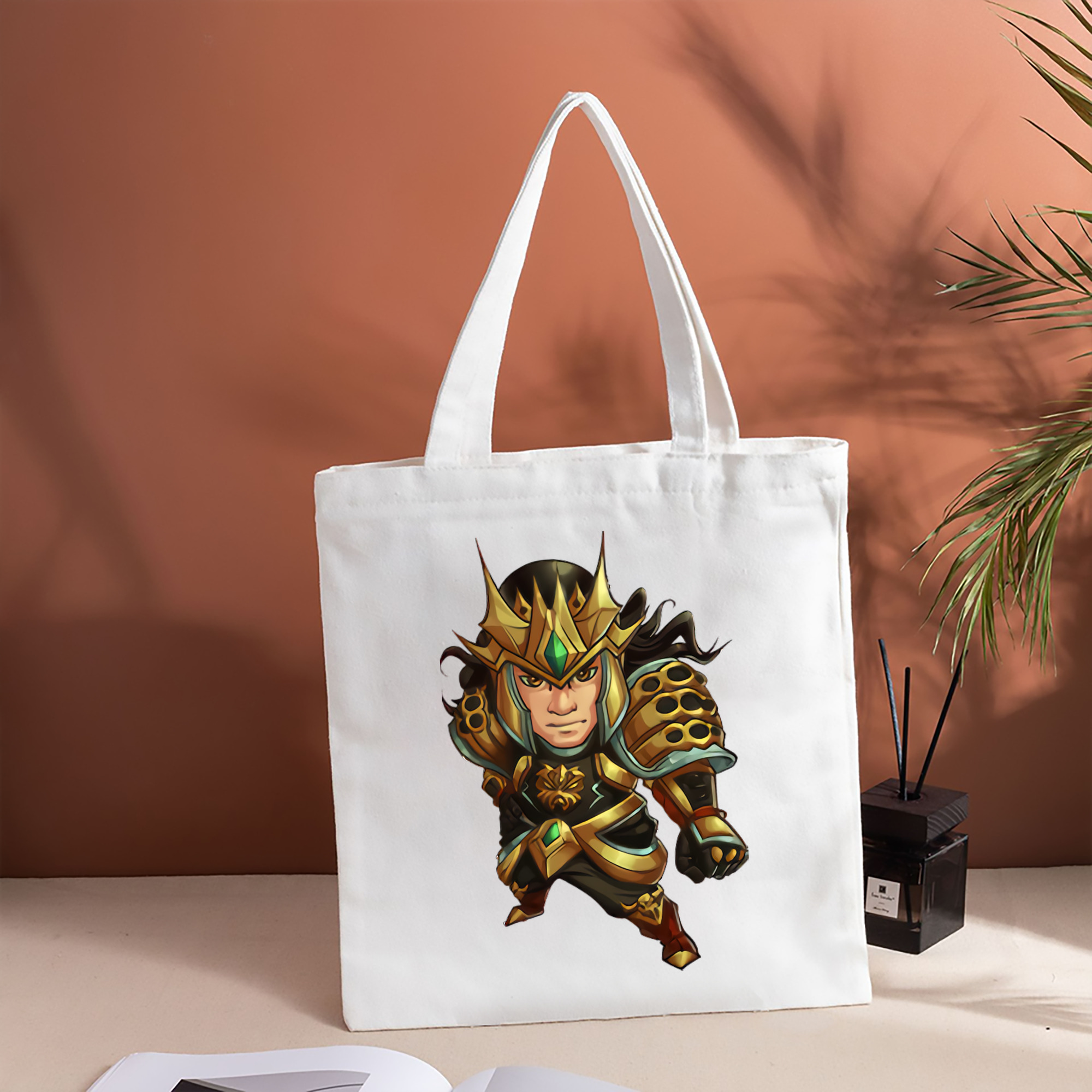 リーグ・オブ・レジェンド League of Legends LOL 縦型キャンバス生地手提げバッグ　トートバッグ