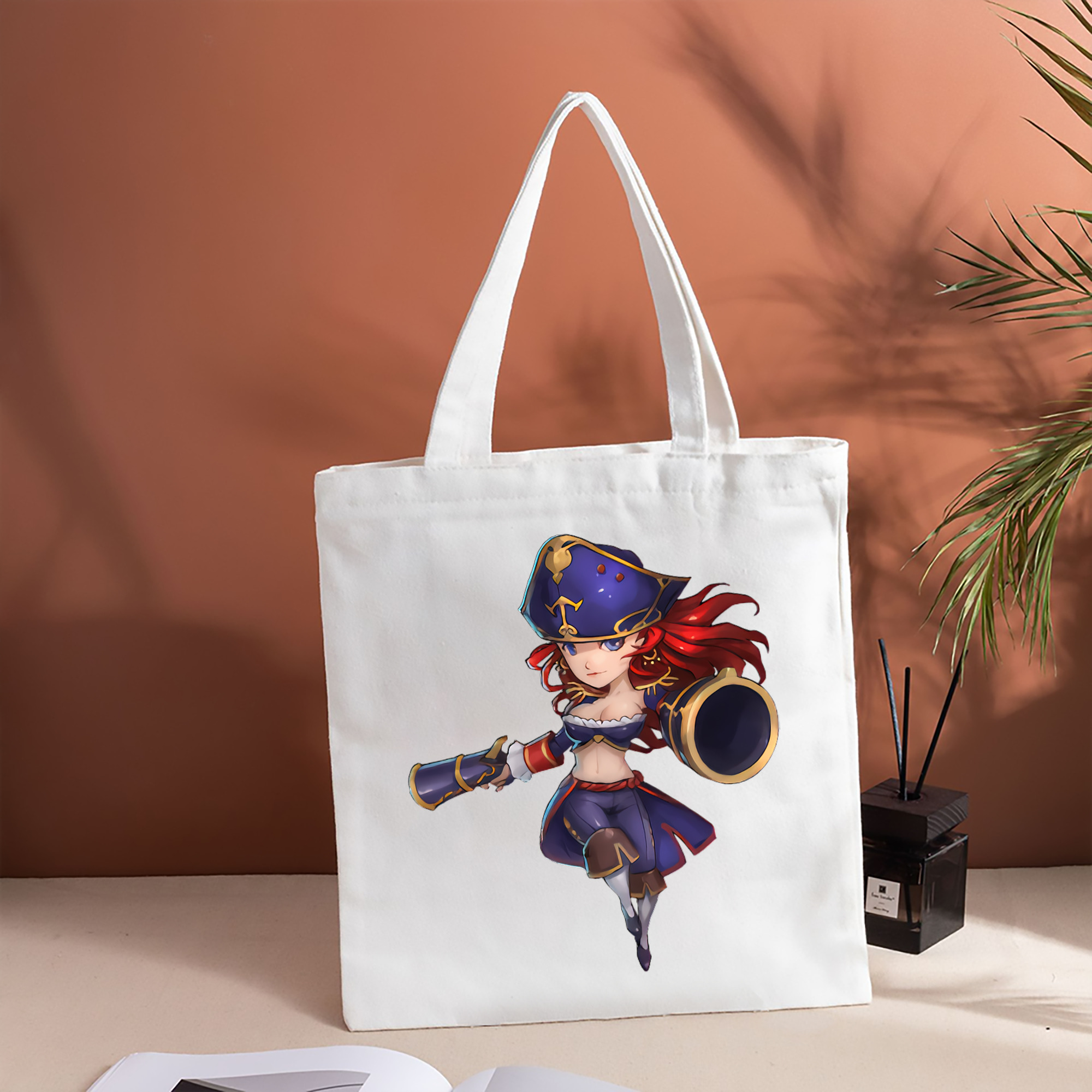 リーグ・オブ・レジェンド League of Legends LOL 縦型キャンバス生地手提げバッグ　トートバッグ