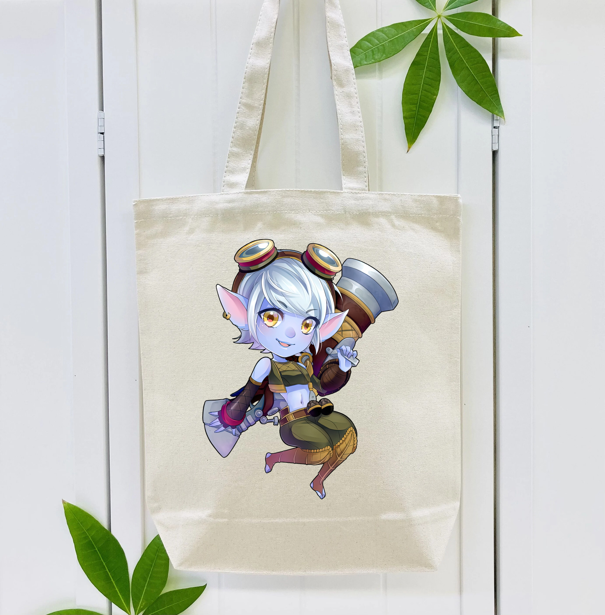 リーグ・オブ・レジェンド League of Legends LOL 縦型キャンバス生地手提げバッグ　トートバッグ