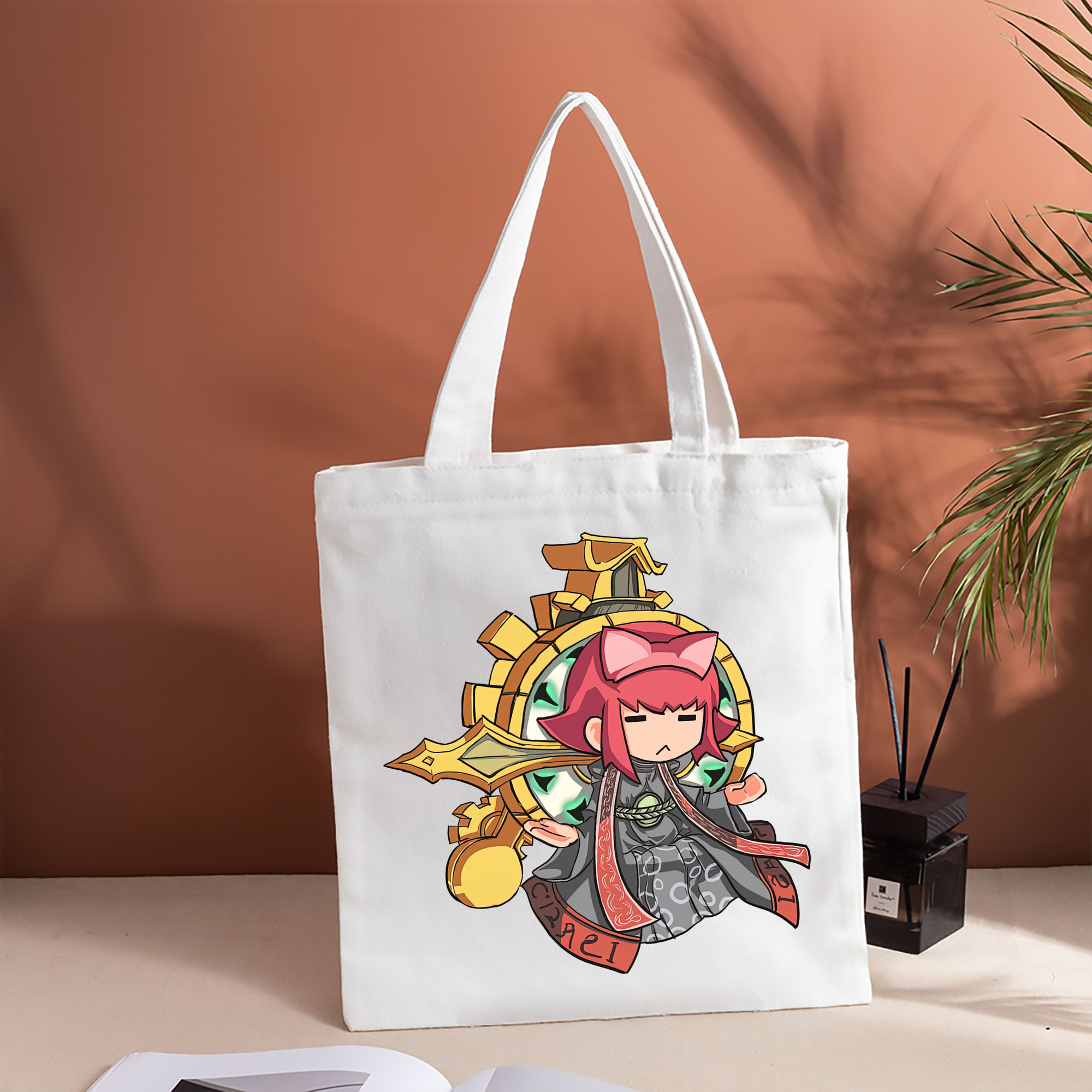 リーグ・オブ・レジェンド League of Legends LOL 縦型キャンバス生地手提げバッグ　トートバッグ