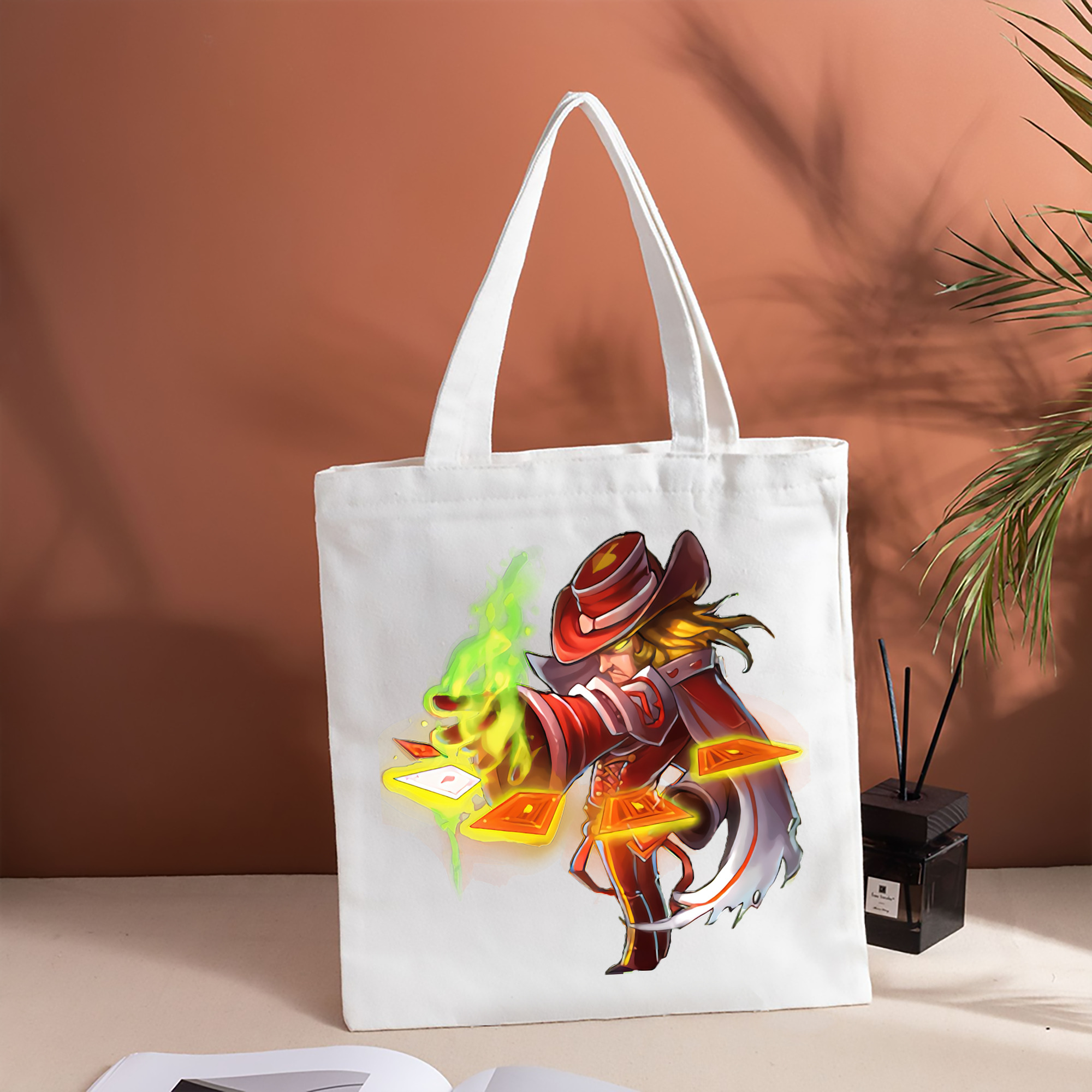リーグ・オブ・レジェンド League of Legends LOL 縦型キャンバス生地手提げバッグ　トートバッグ