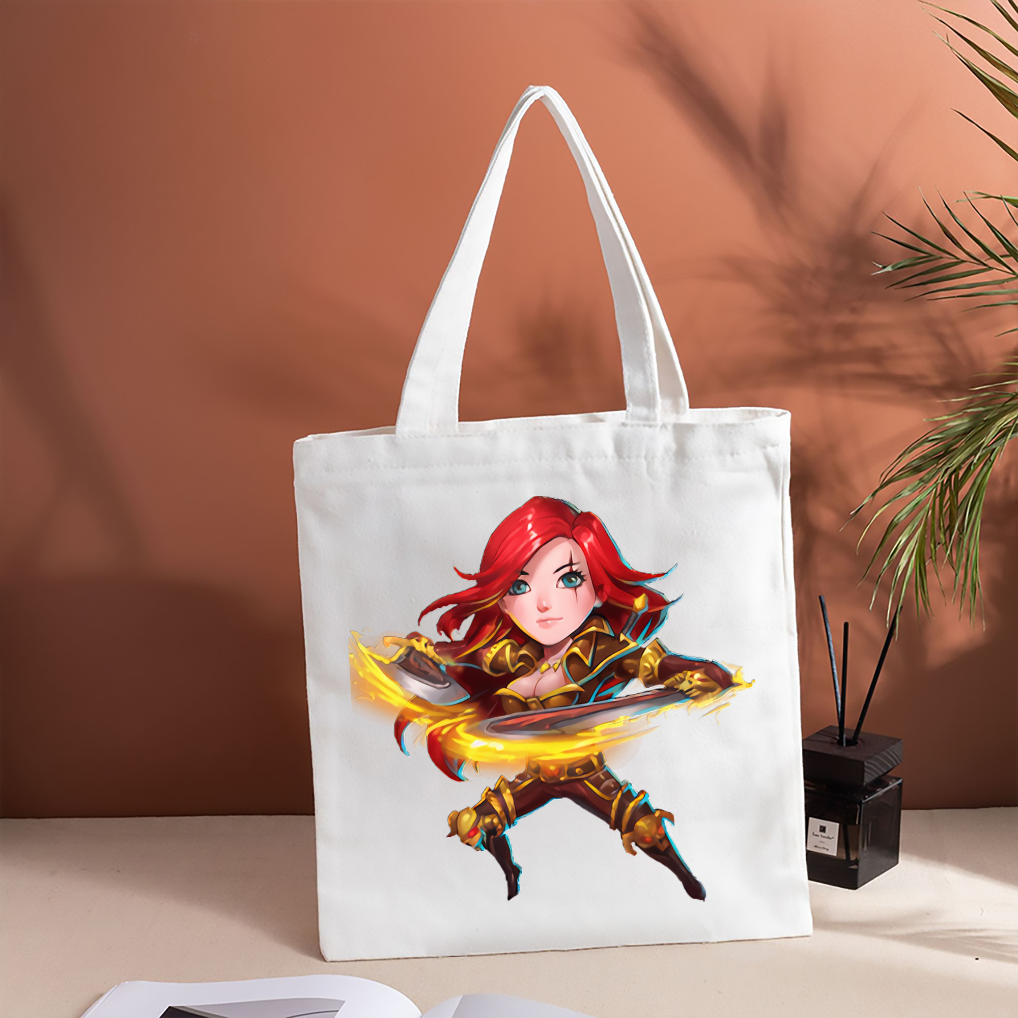 リーグ・オブ・レジェンド League of Legends LOL 縦型キャンバス生地手提げバッグ　トートバッグ