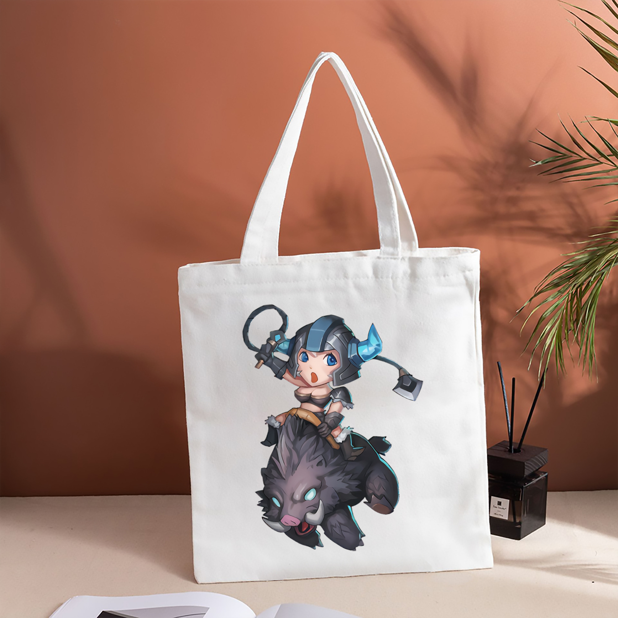 リーグ・オブ・レジェンド League of Legends LOL 縦型キャンバス生地手提げバッグ　トートバッグ