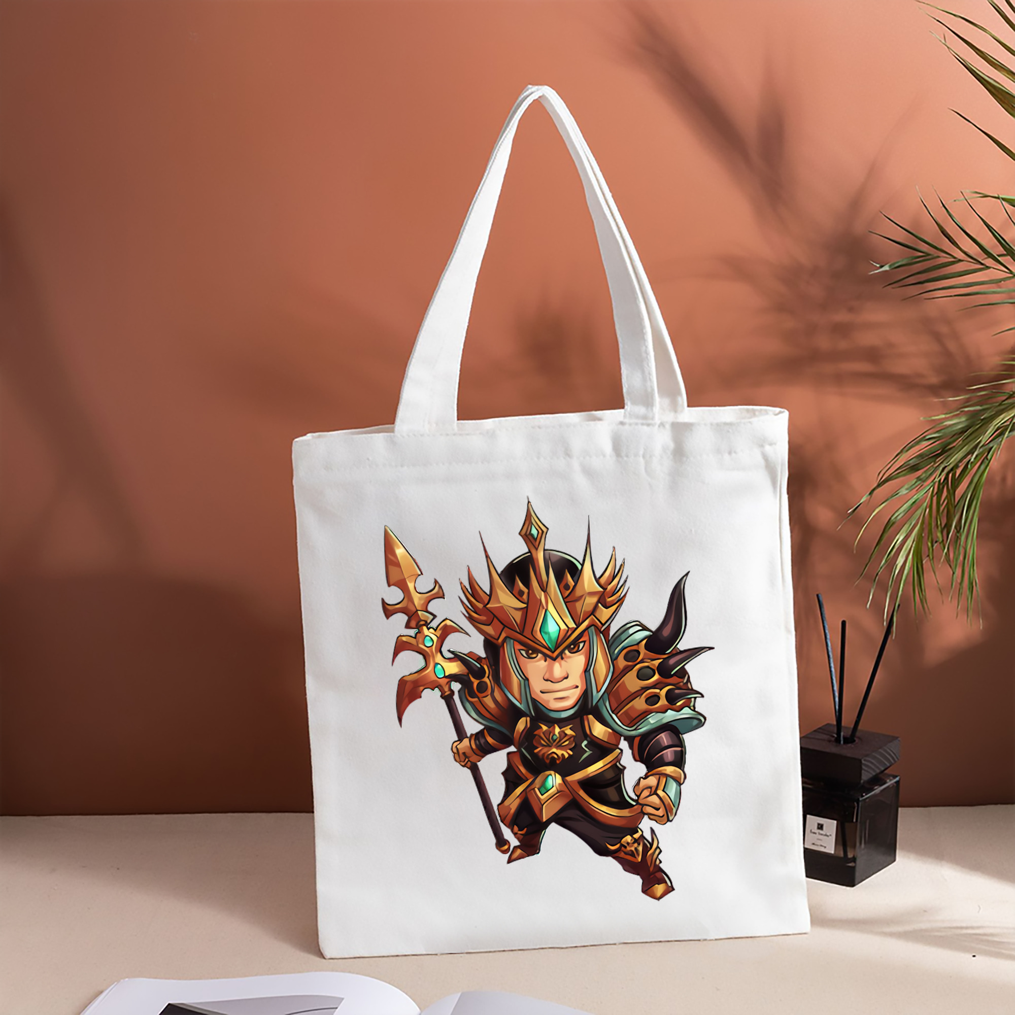 リーグ・オブ・レジェンド League of Legends LOL 縦型キャンバス生地手提げバッグ　トートバッグ
