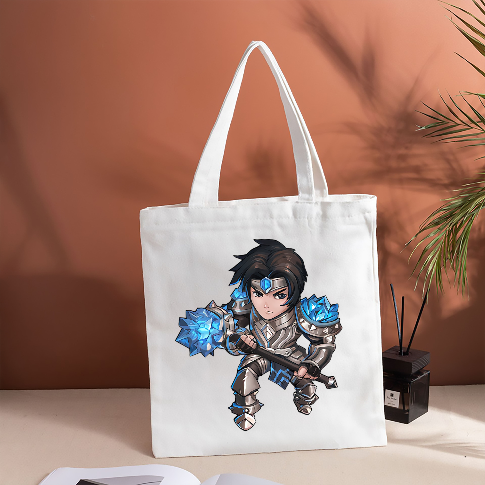 リーグ・オブ・レジェンド League of Legends LOL 縦型キャンバス生地手提げバッグ　トートバッグ