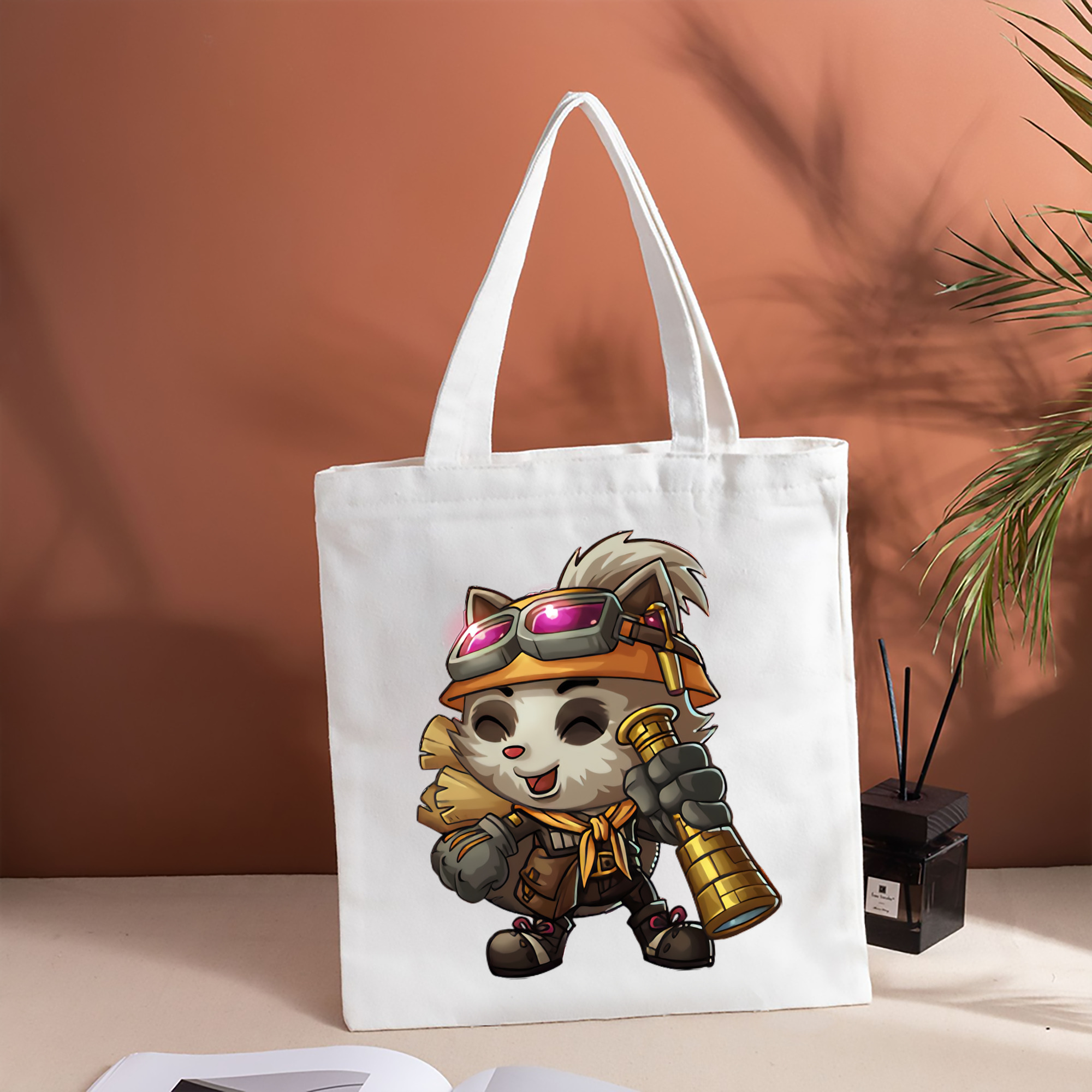 リーグ・オブ・レジェンド League of Legends LOL 縦型キャンバス生地手提げバッグ　トートバッグ