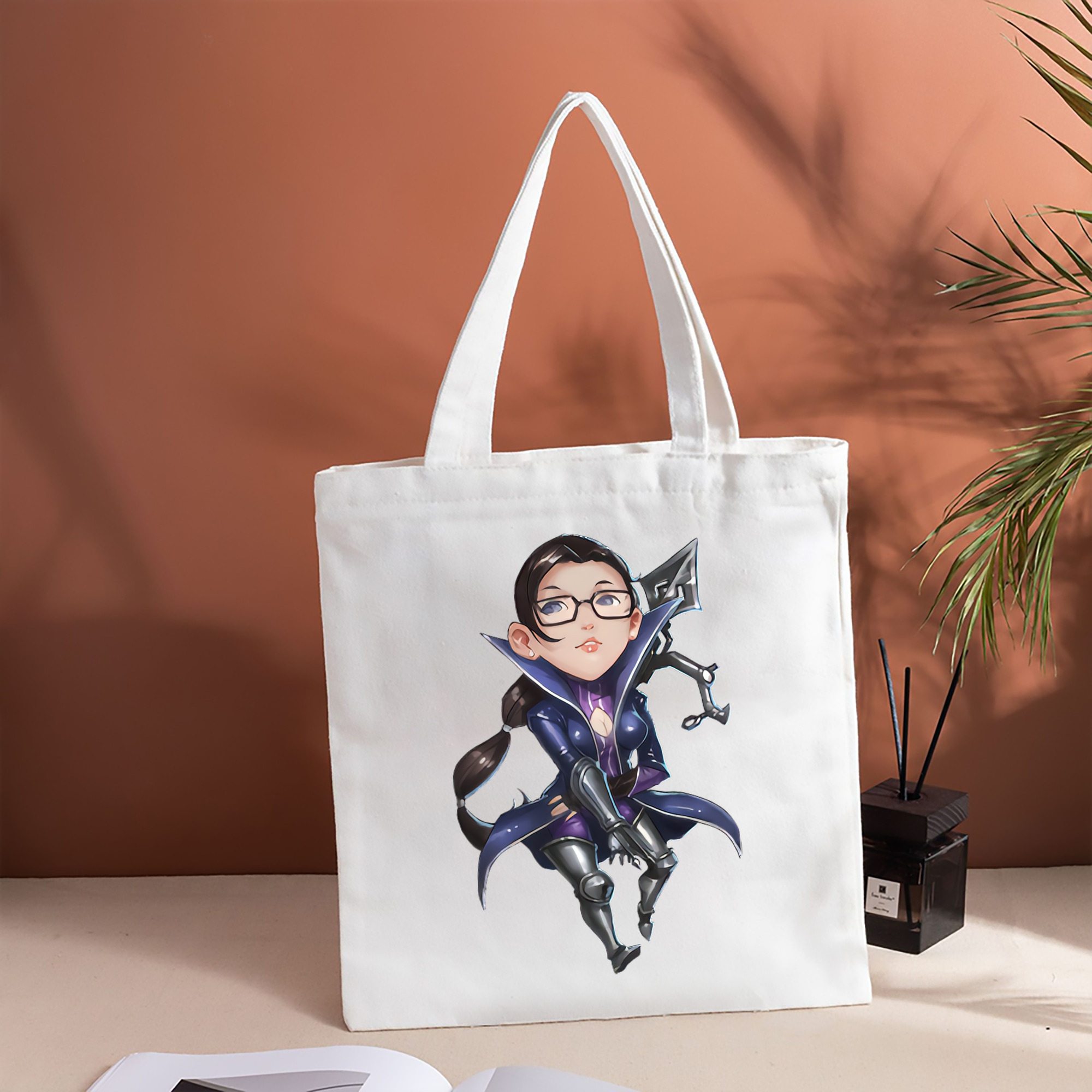 リーグ・オブ・レジェンド League of Legends LOL 縦型キャンバス生地手提げバッグ　トートバッグ
