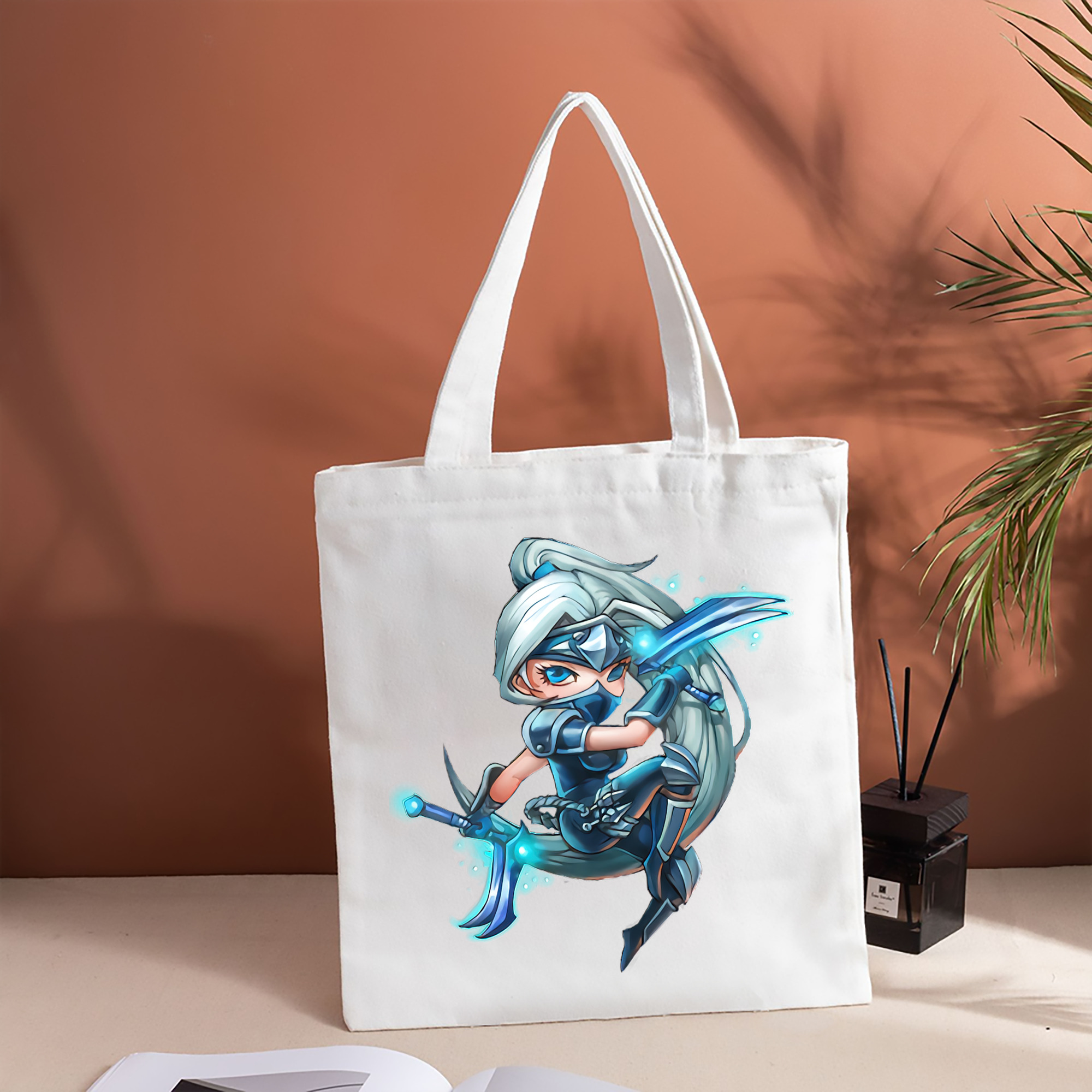 リーグ・オブ・レジェンド League of Legends LOL 縦型キャンバス生地手提げバッグ　トートバッグ